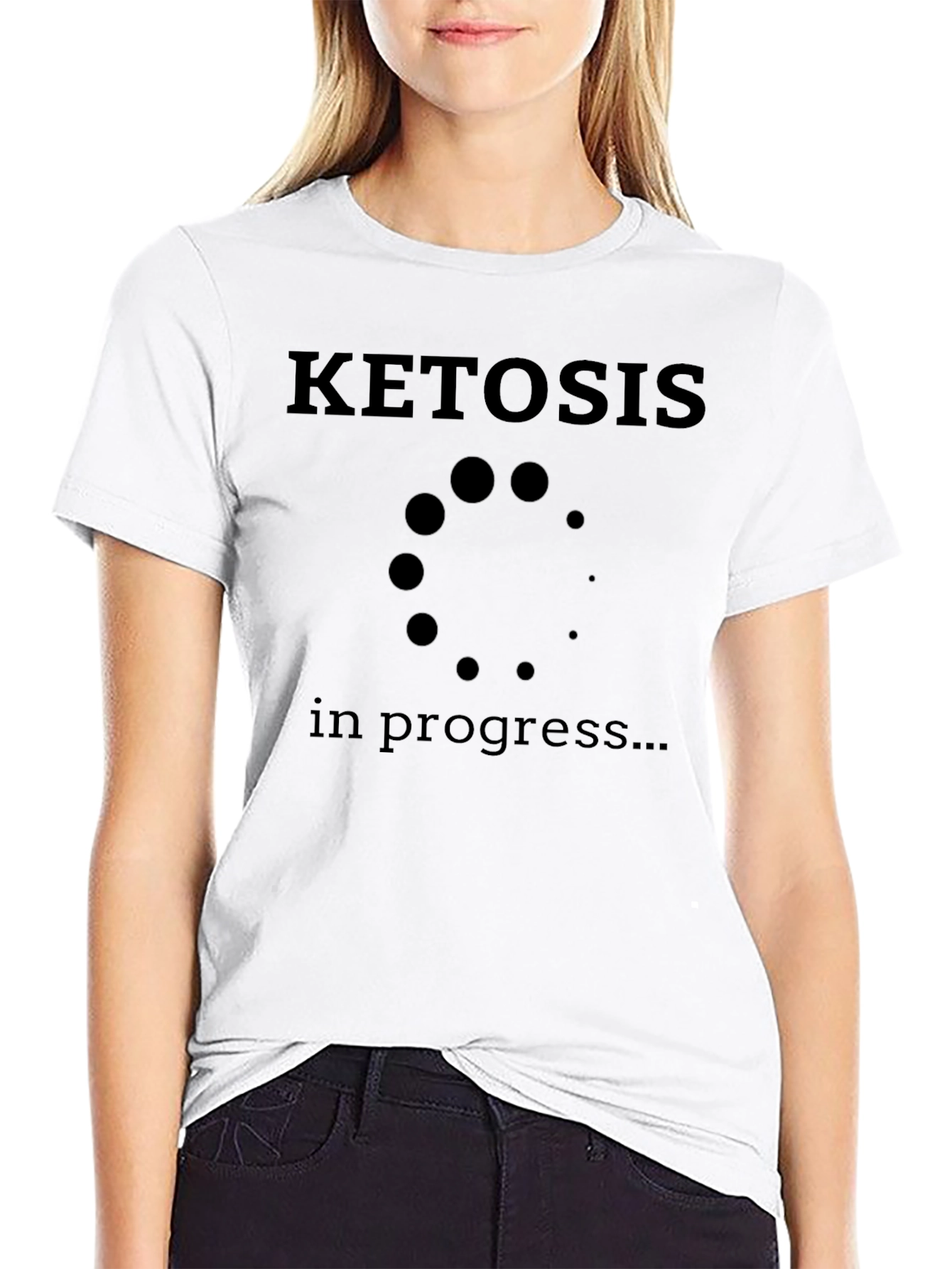 Ketosis In Progress Graphic Tee - Black