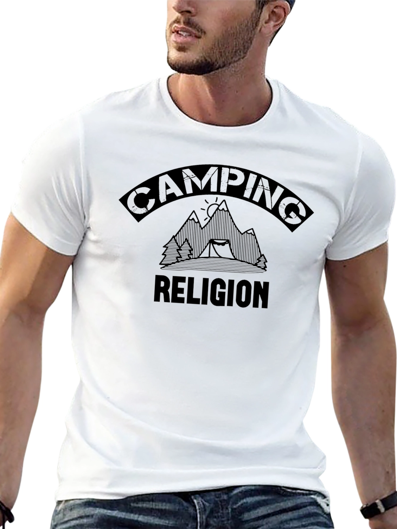 Camping Religion T-Shirt - Nature Lover Tee