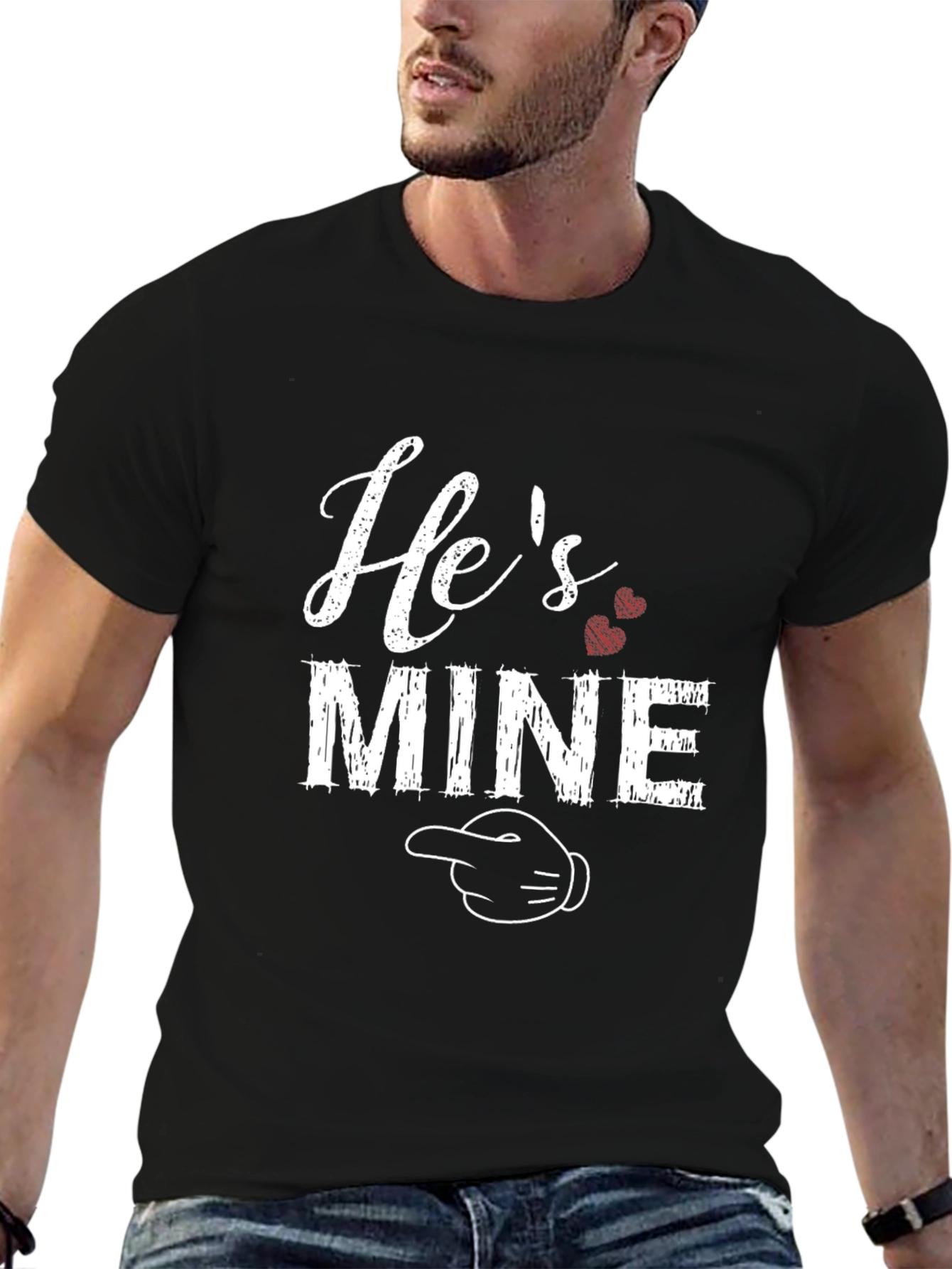 Hes Mine Graphic Tee - Valentines Day Shirt