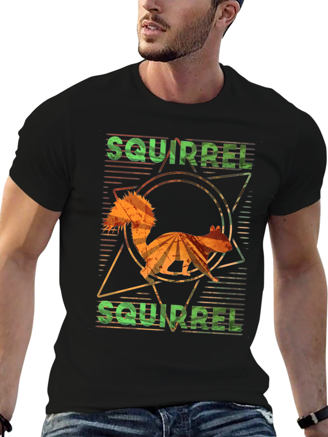Squirrel T-Shirt Retro Graphic Design