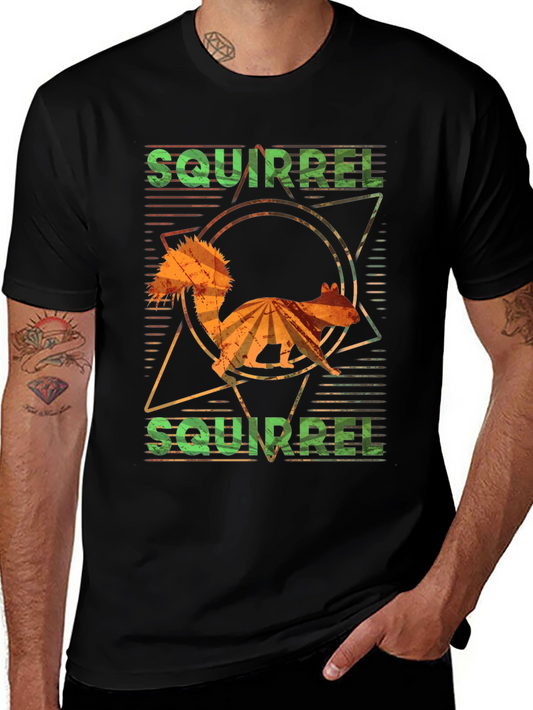 Squirrel T-Shirt Retro Graphic Design