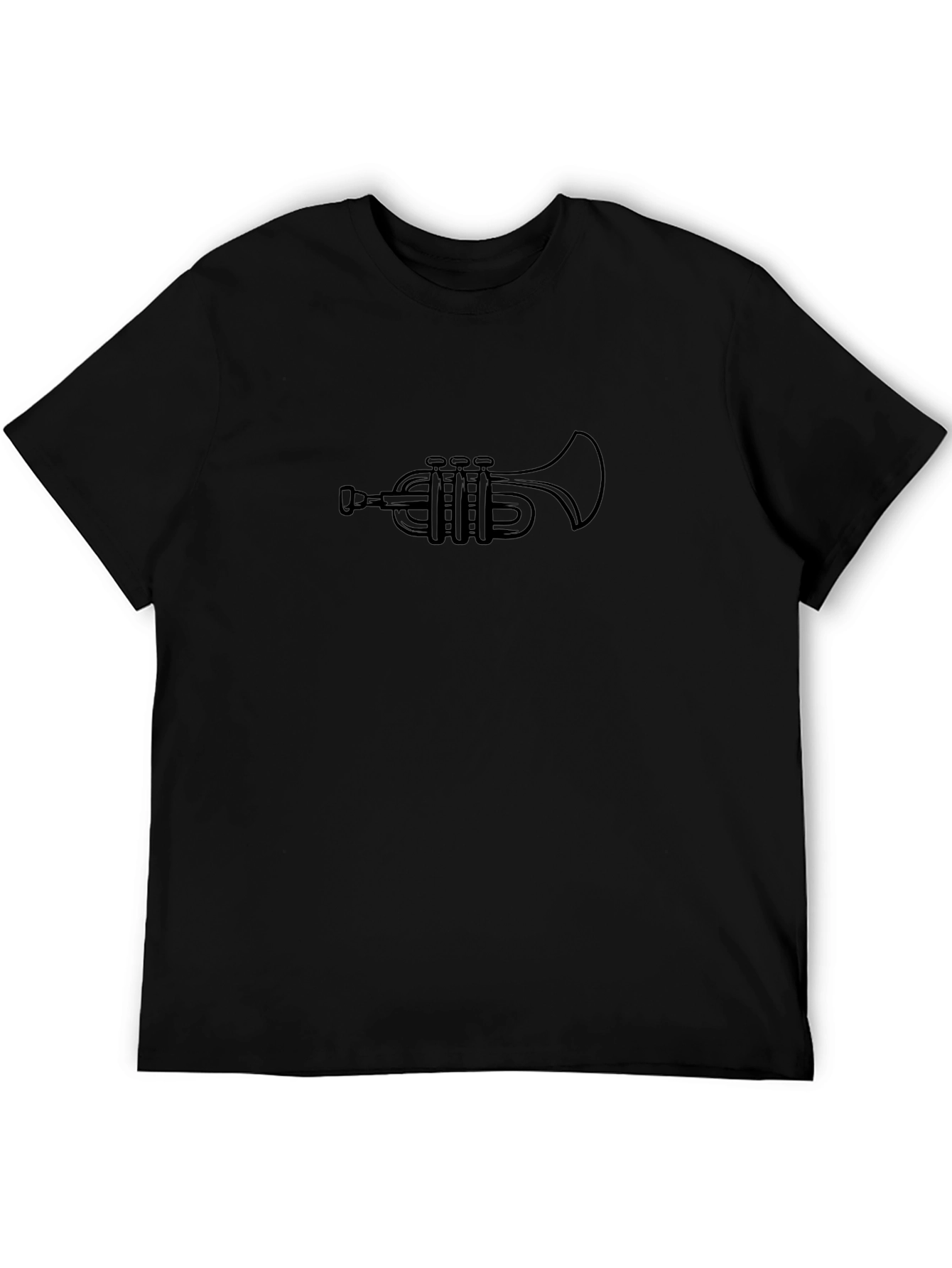 Trumpet Graphic T-Shirt - Musician Style