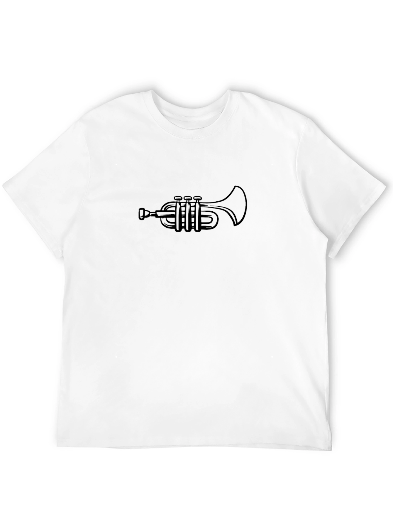 Trumpet Graphic T-Shirt - Musician Style