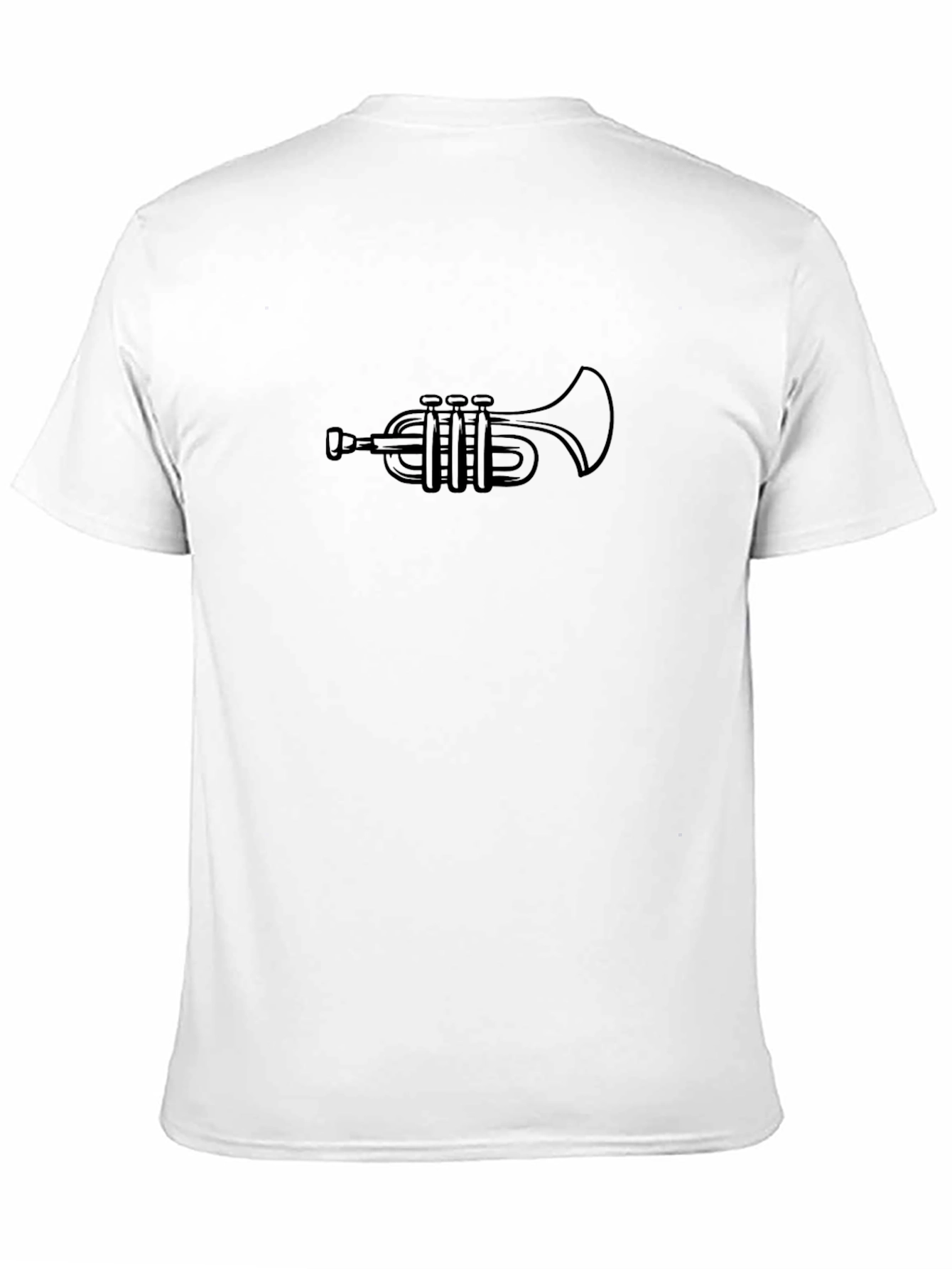 Trumpet Graphic T-Shirt - Musician Style