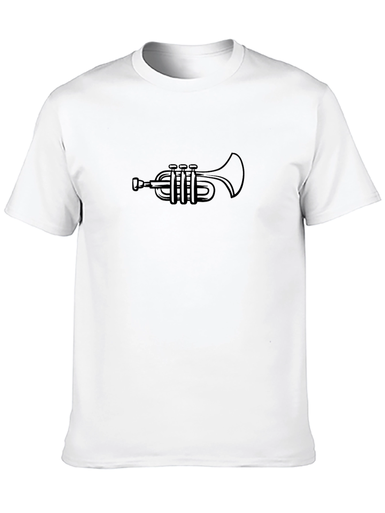 Trumpet Graphic T-Shirt - Musician Style