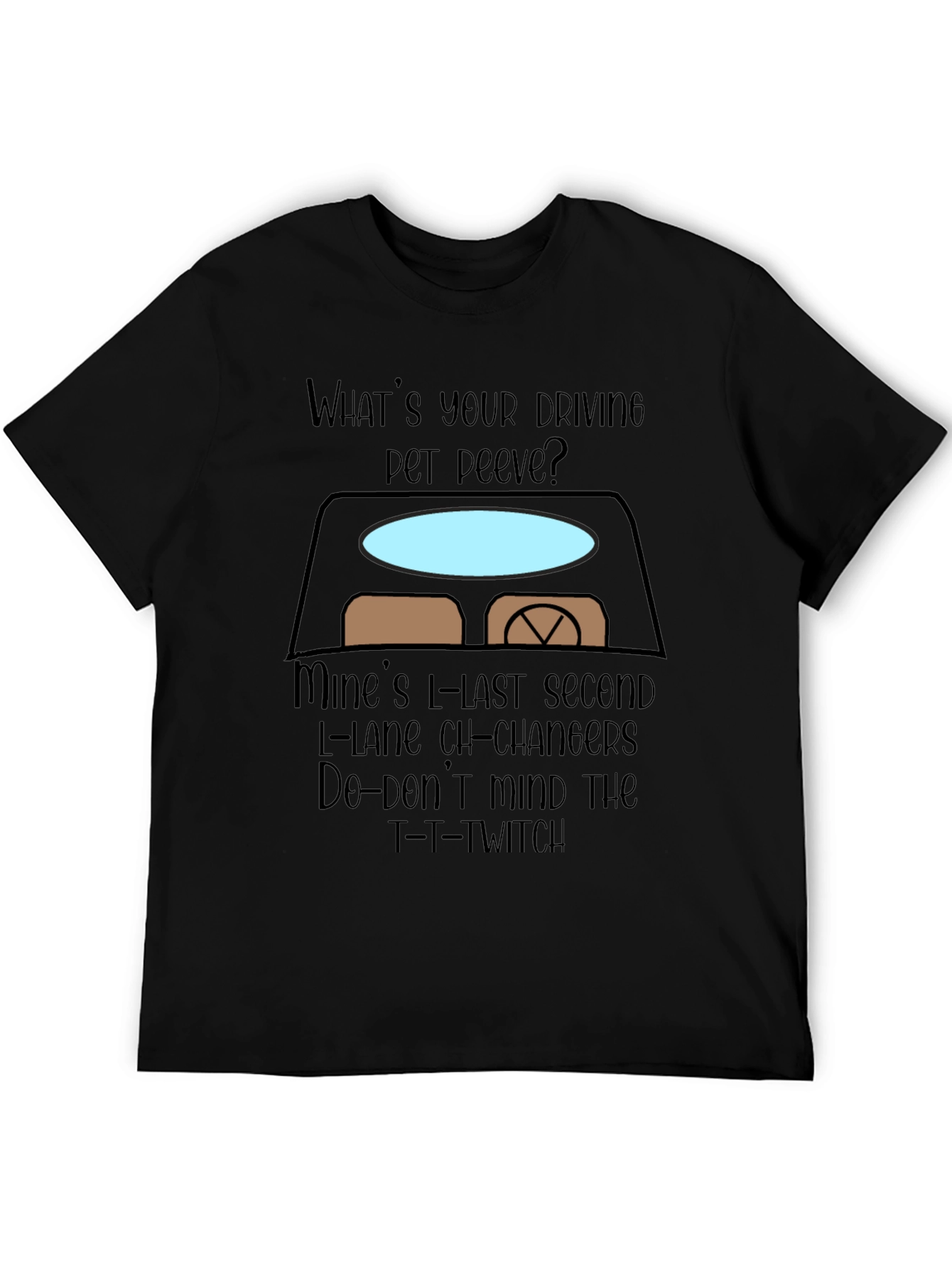 Driving Pet Peeve Graphic T-Shirt