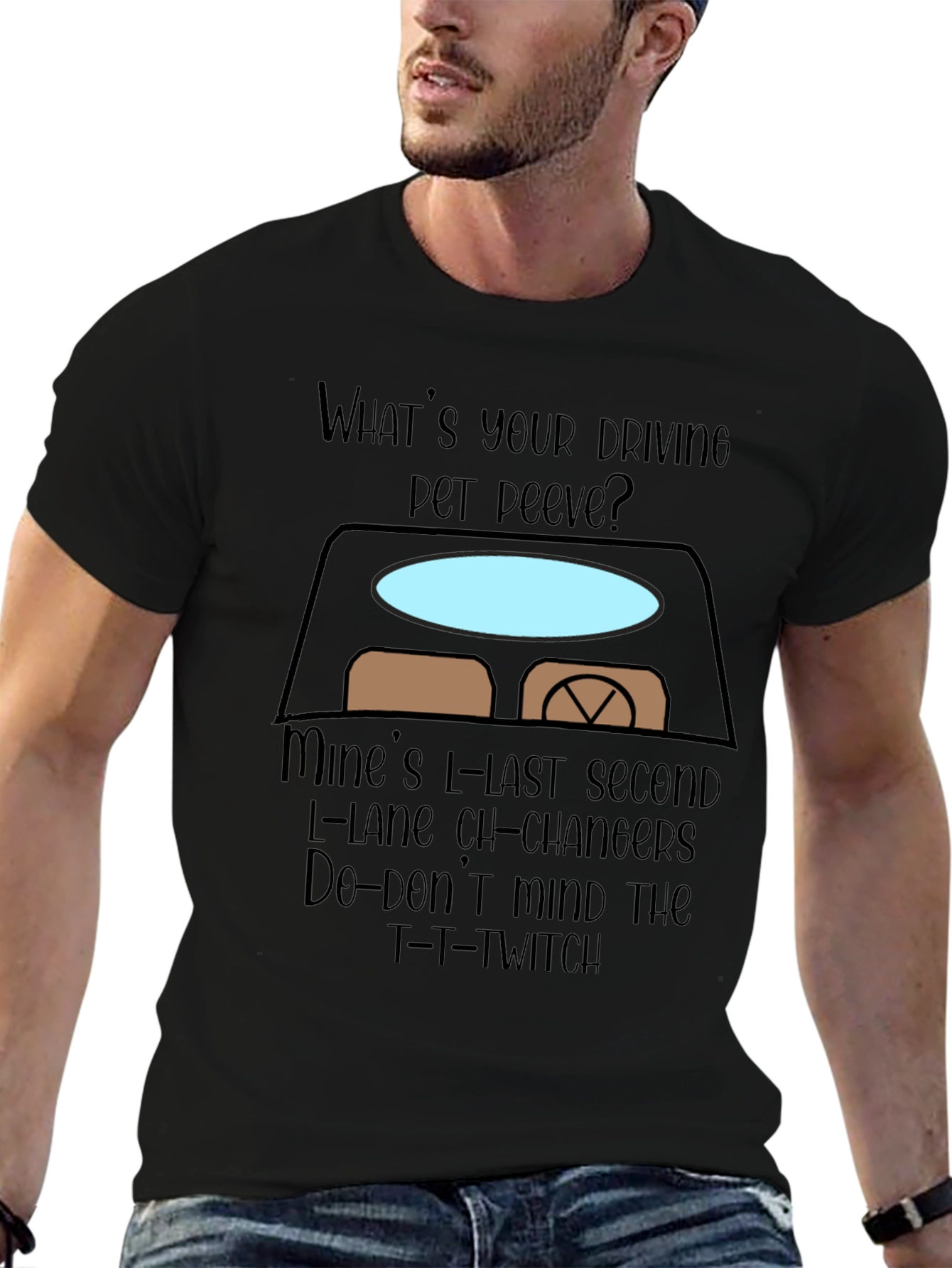 Driving Pet Peeve Graphic T-Shirt