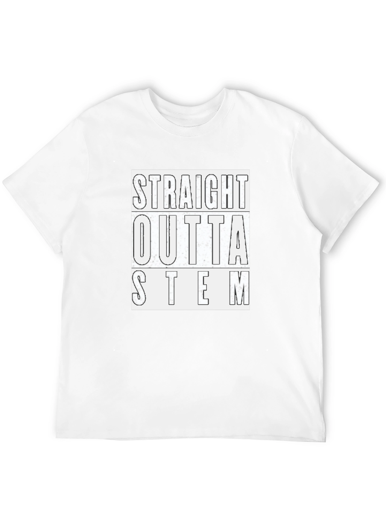Straight Outta STEM Black T-Shirt