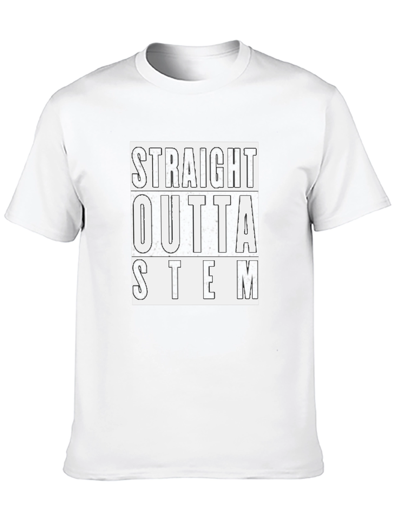 Straight Outta STEM Black T-Shirt