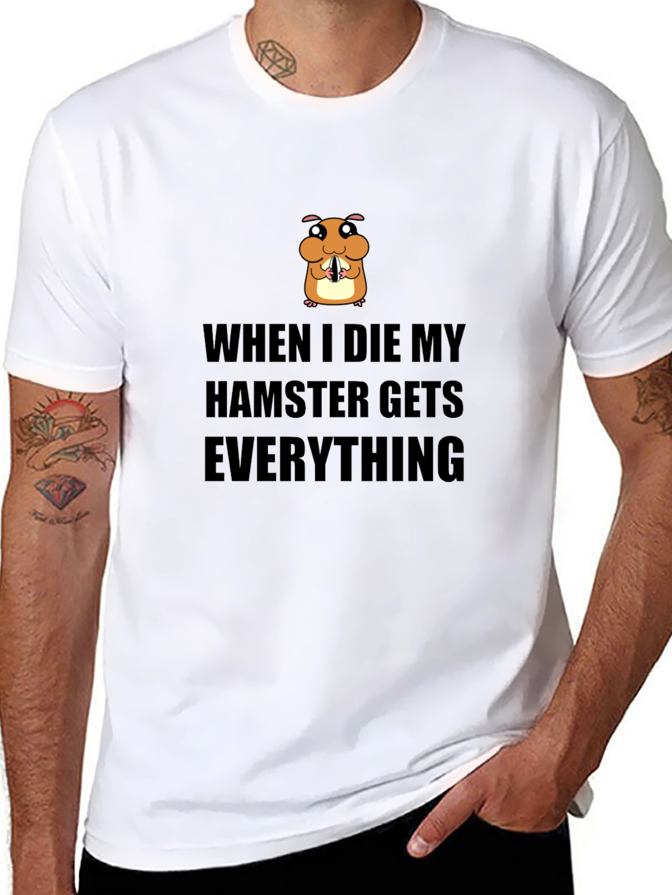 Hamster Inheritance T-Shirt - Funny Pet Lover Tee
