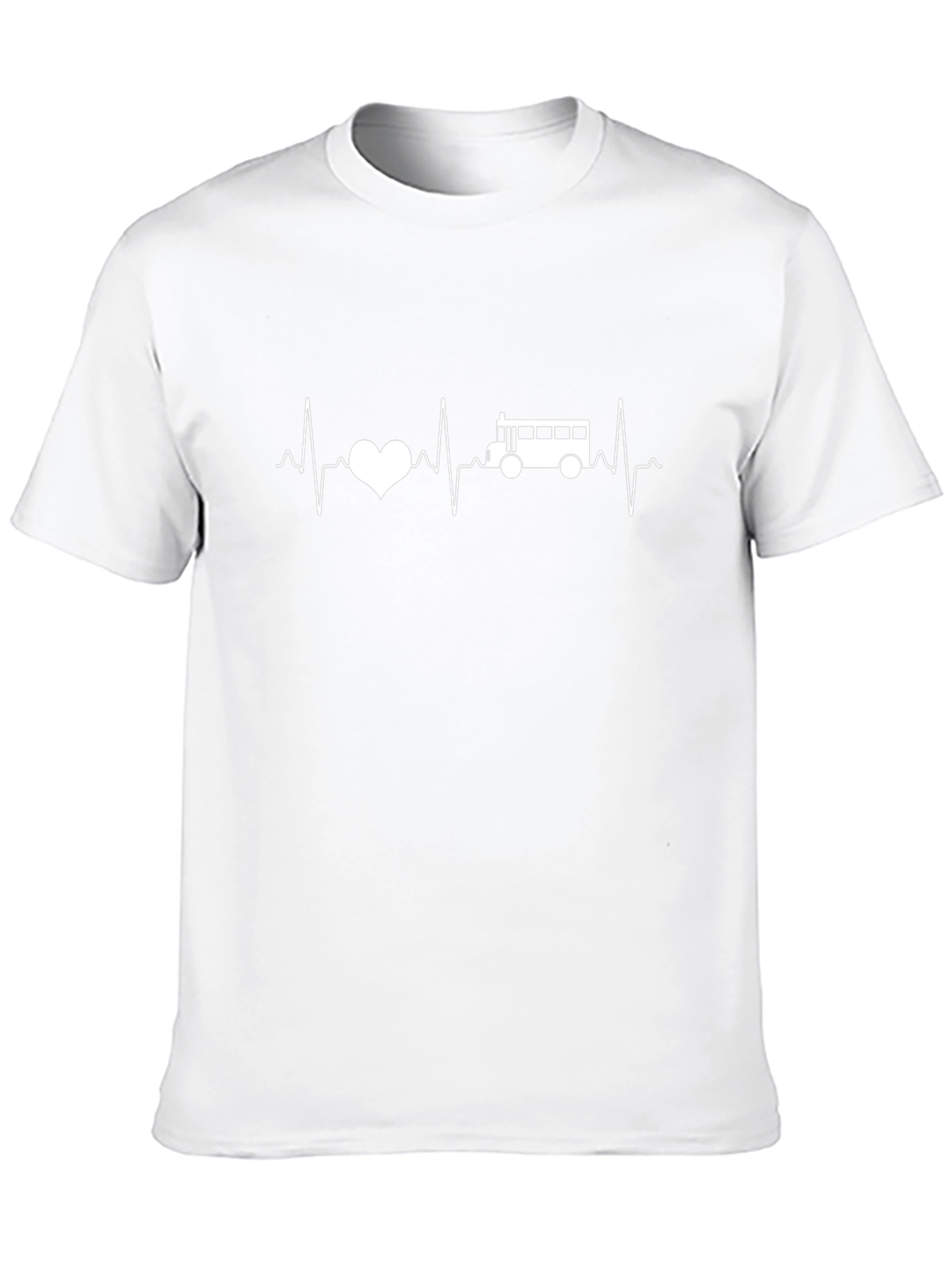Bus Driver Heartbeat T-Shirt