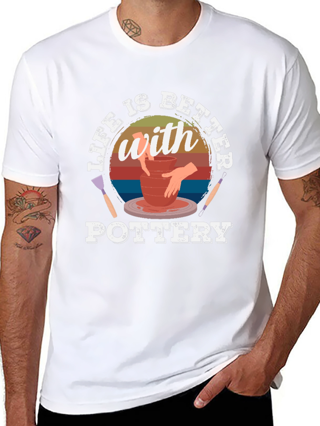 Pottery Life T-Shirt - Better with Pottery Tee