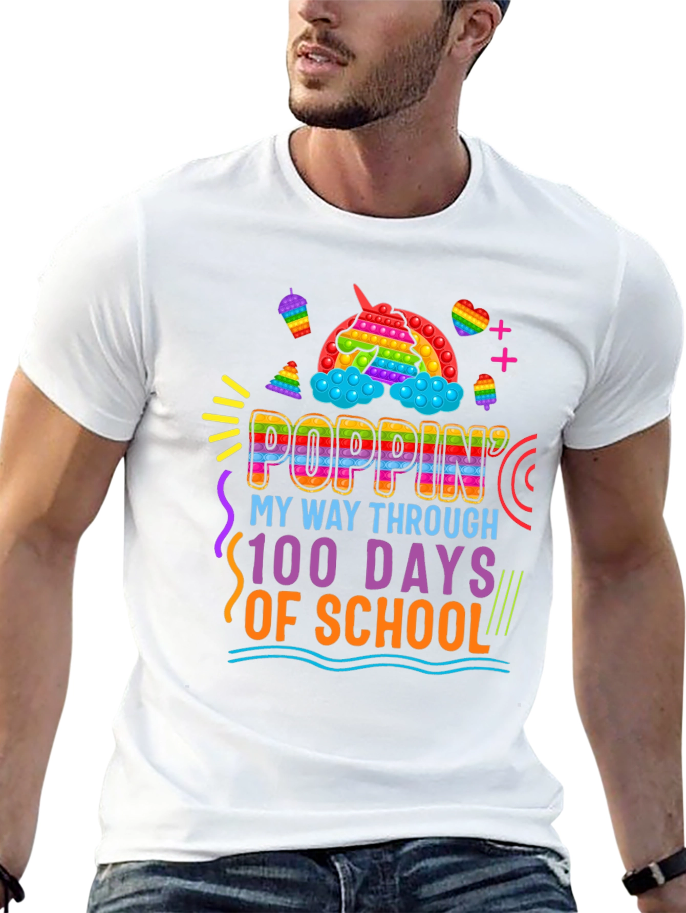 Poppin 100 Days of School T-Shirt