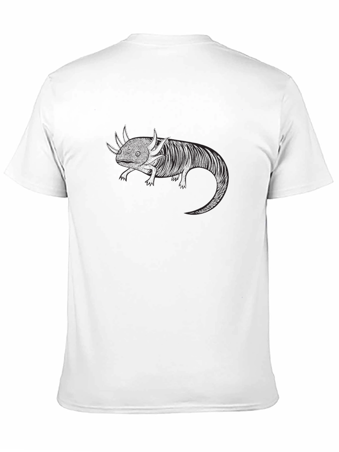 Axolotl Graphic Tee - Black Unisex