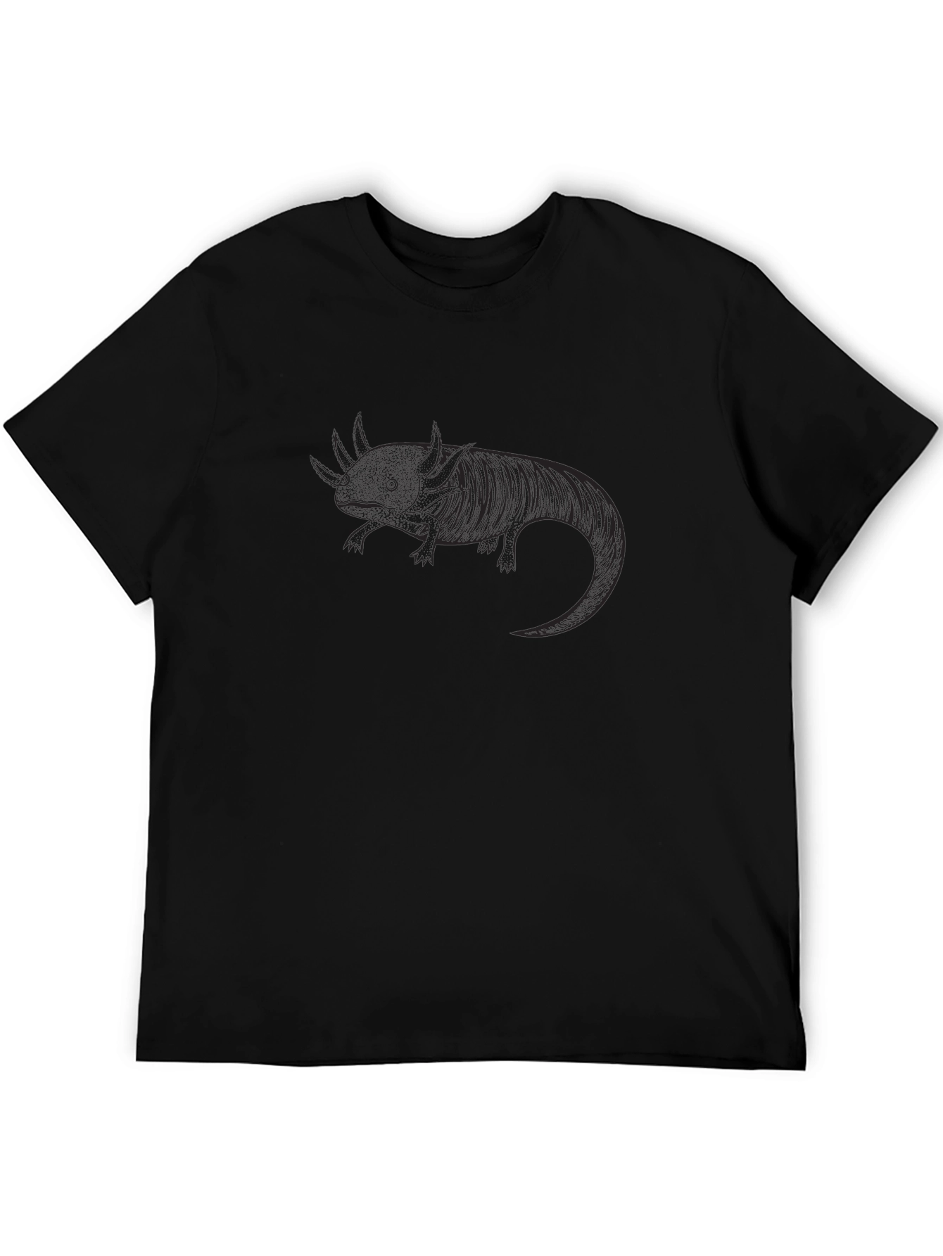 Axolotl Graphic Tee - Black Unisex