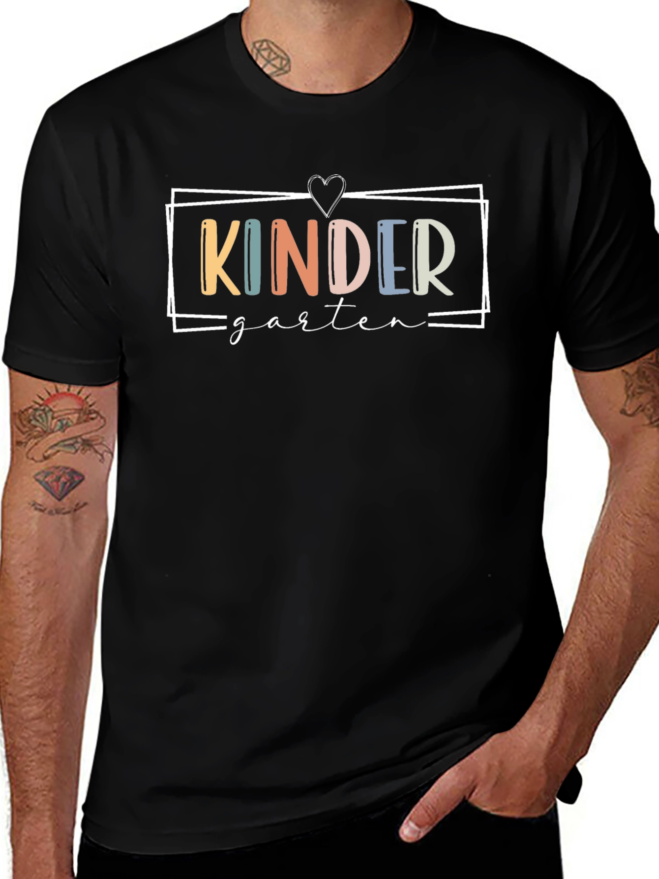 Kindergarten Graphic Tee - Back to School Teacher Shirt