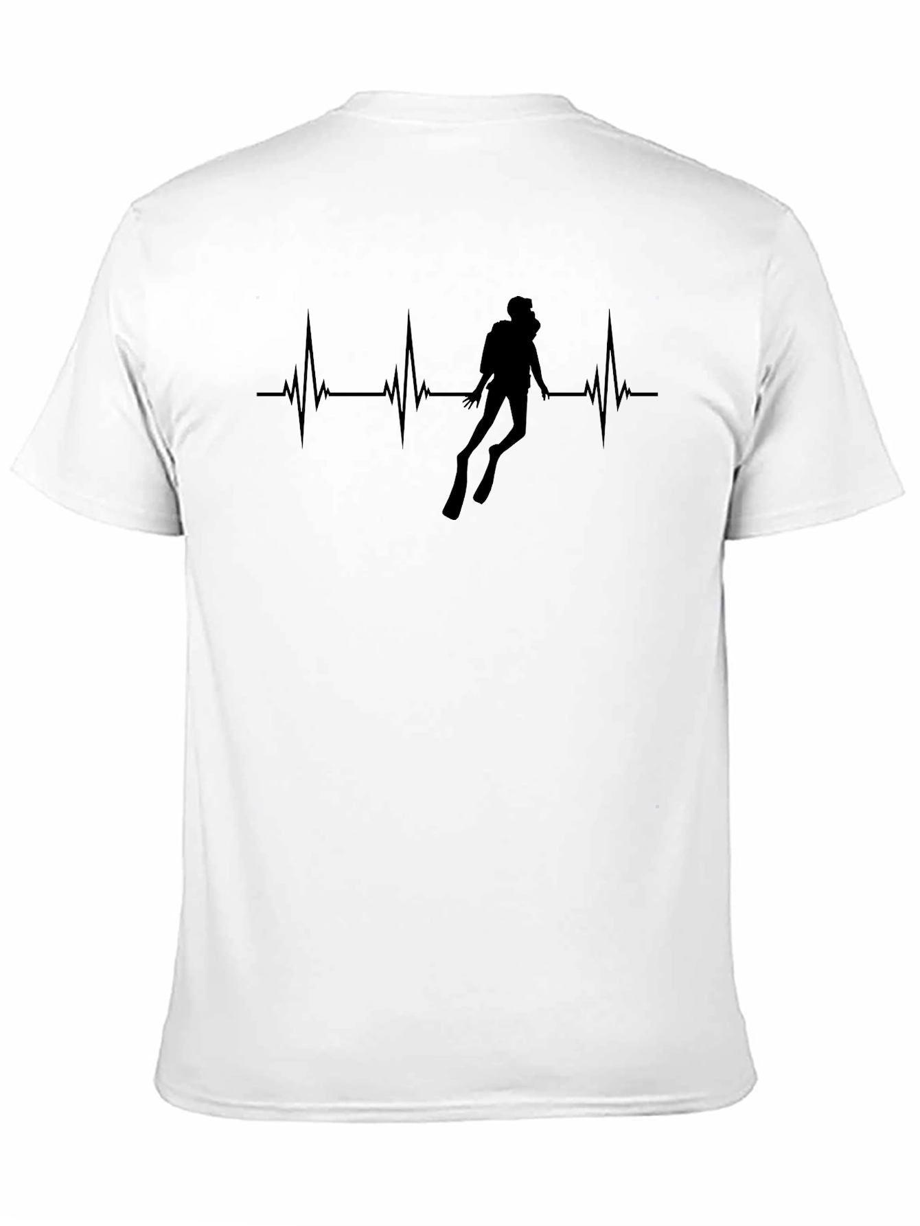 Diver Heartbeat T-Shirt - Scuba Diving Tee