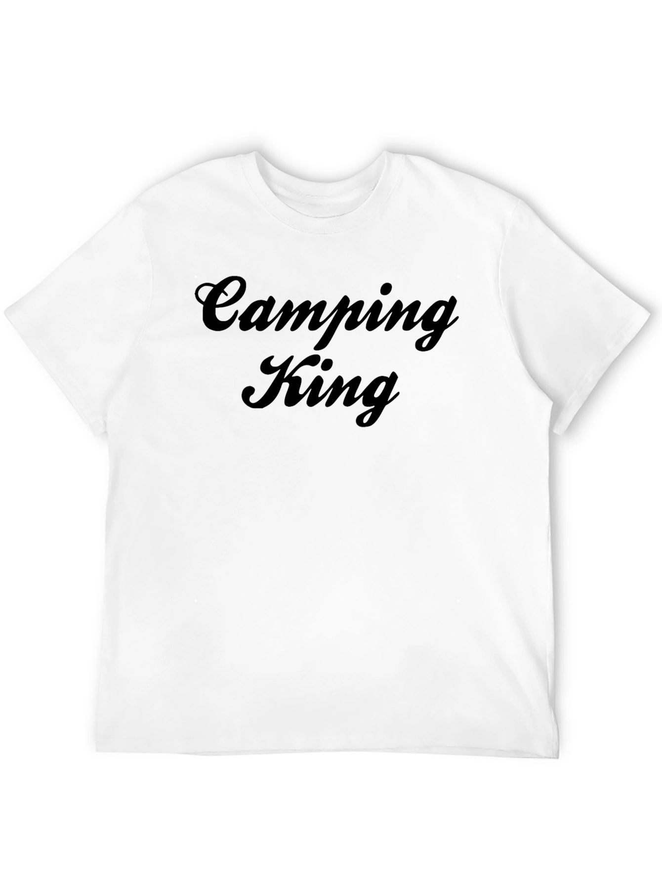Camping King Black T-Shirt