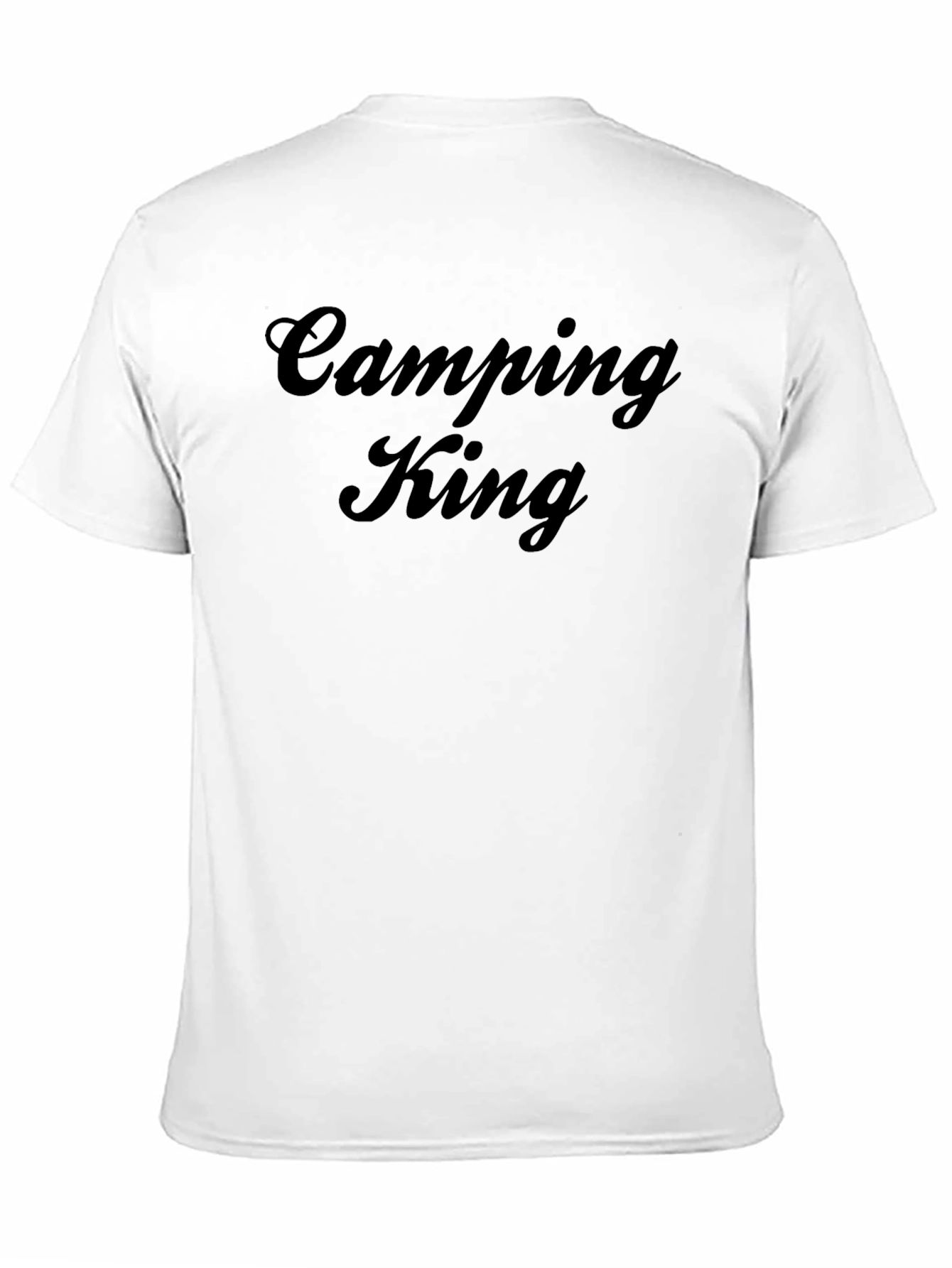 Camping King Black T-Shirt