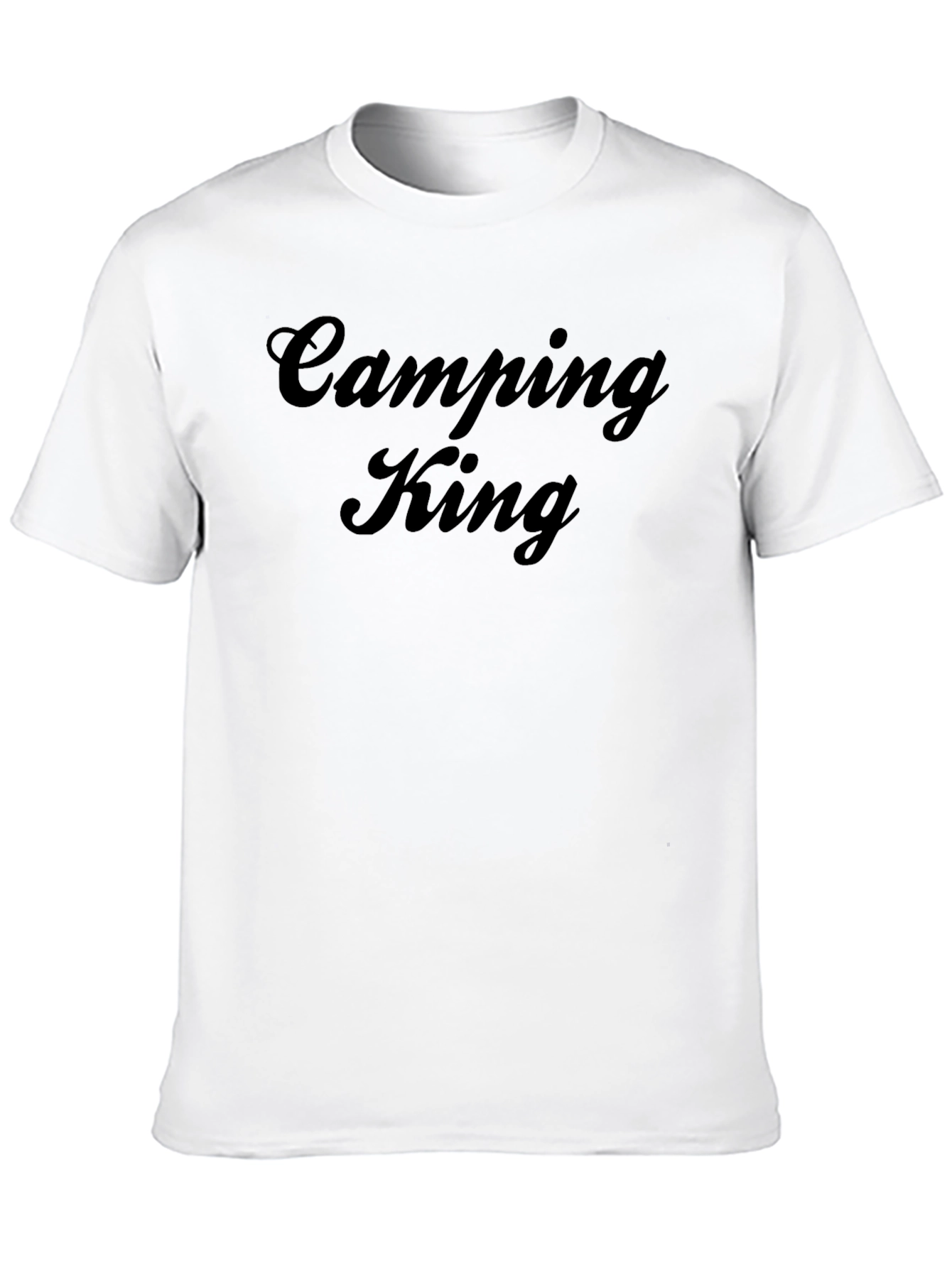 Camping King Black T-Shirt