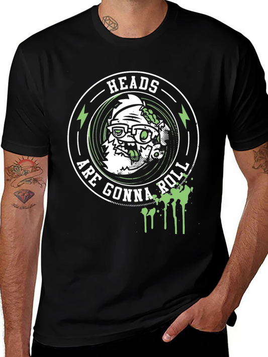 Heads Are Gonna Roll Zombie T-Shirt