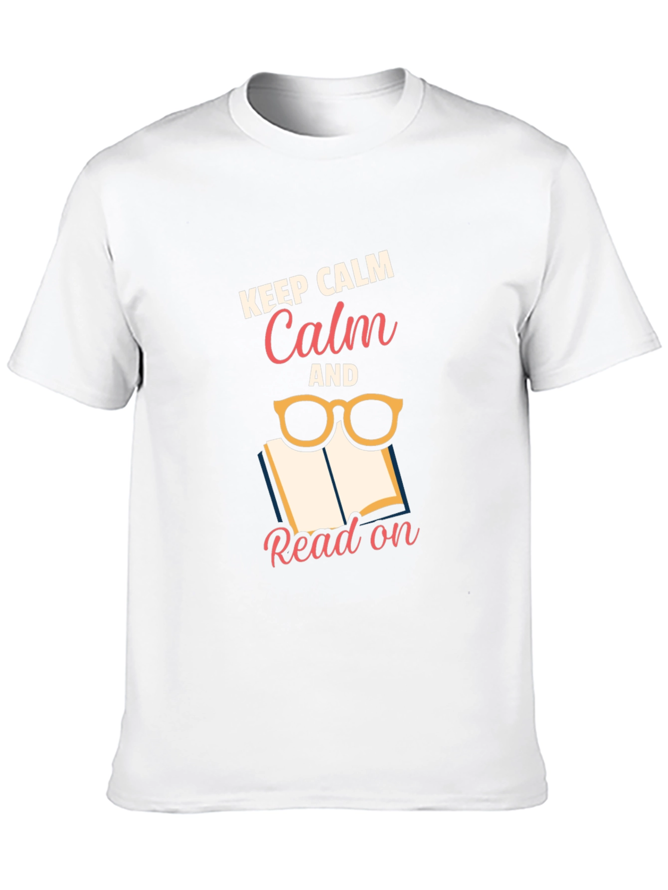 Keep Calm and Read On Graphic Tee