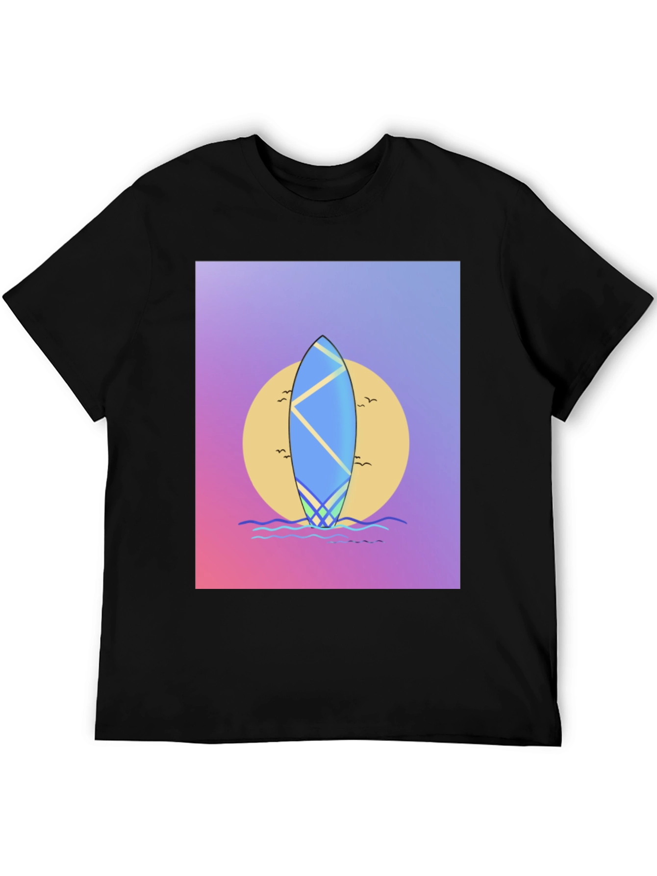 Surfboard Graphic Tee - Beach Vibes