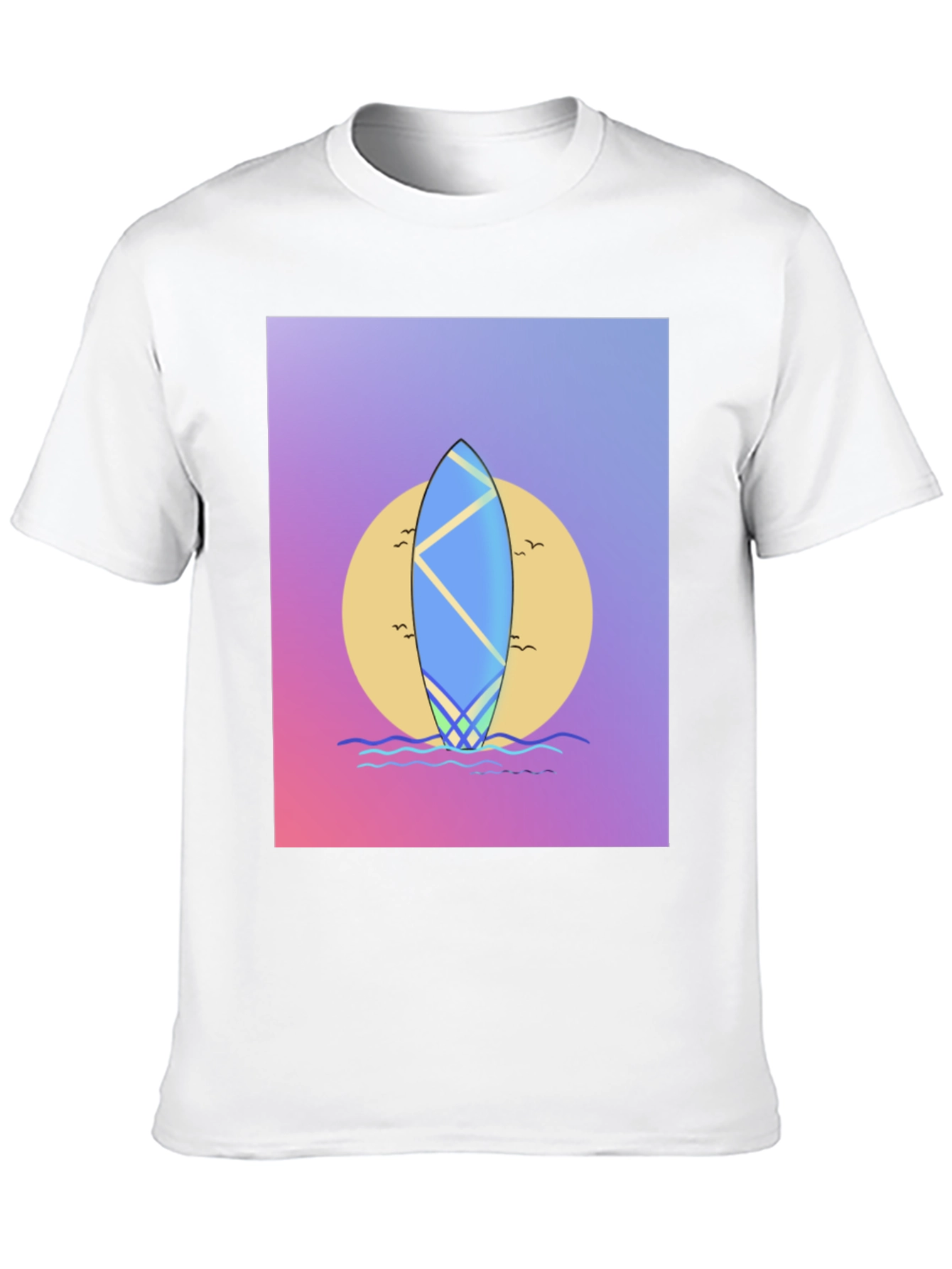 Surfboard Graphic Tee - Beach Vibes