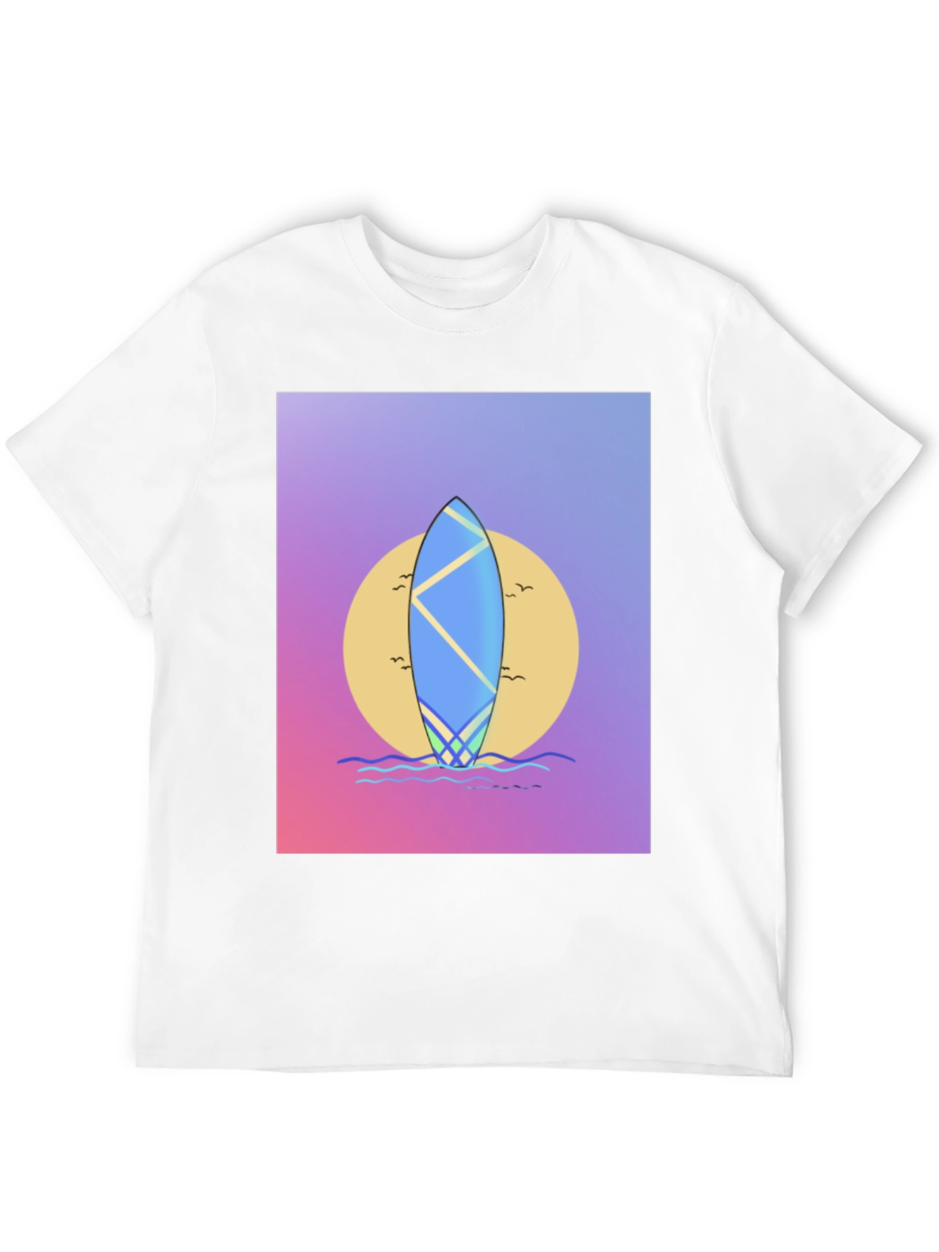 Surfboard Graphic Tee - Beach Vibes