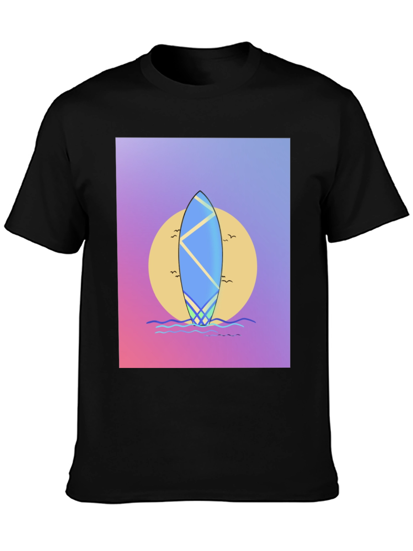 Surfboard Graphic Tee - Beach Vibes