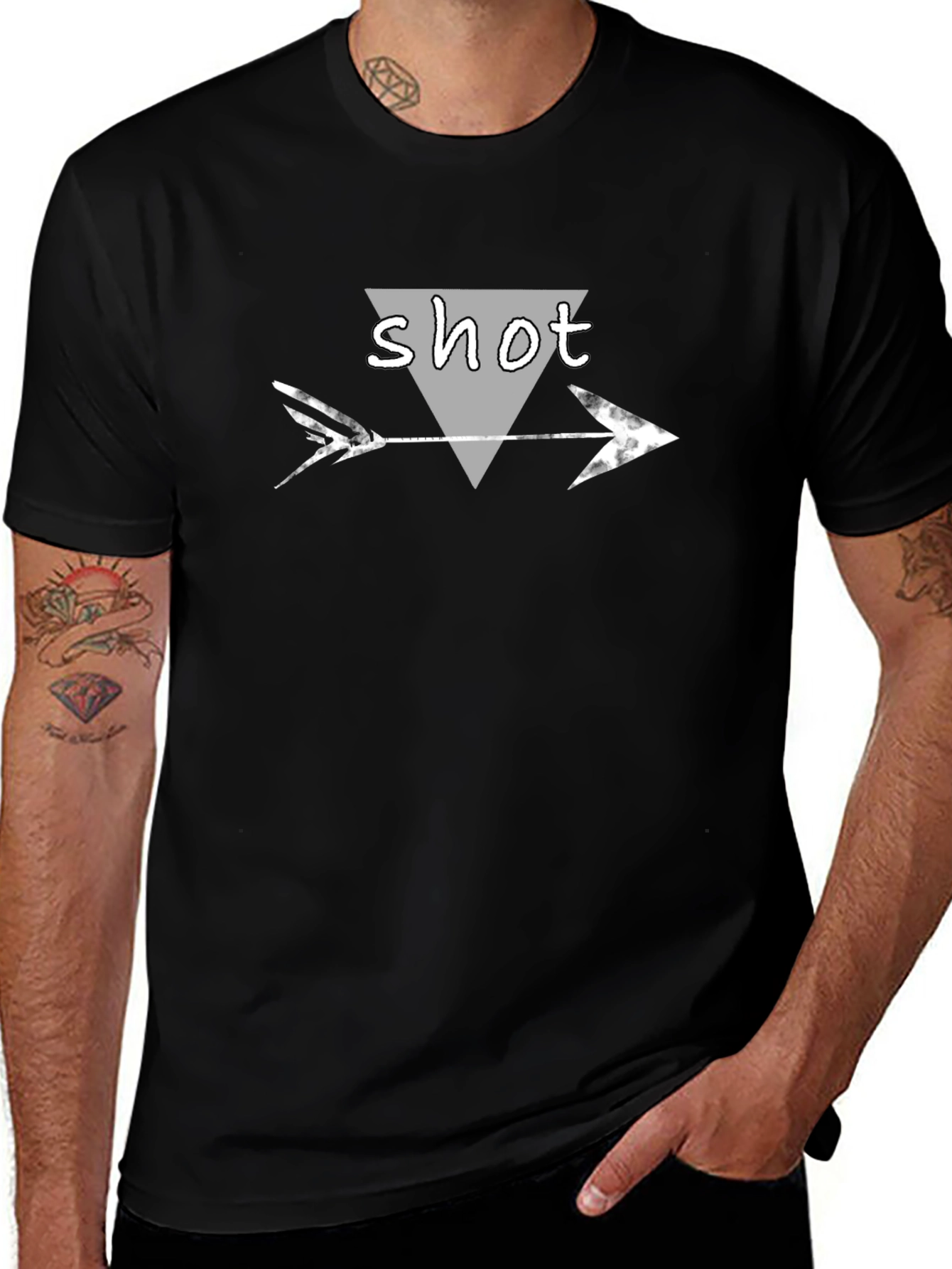 Shot Arrow T-Shirt - Unisex Graphic Tee