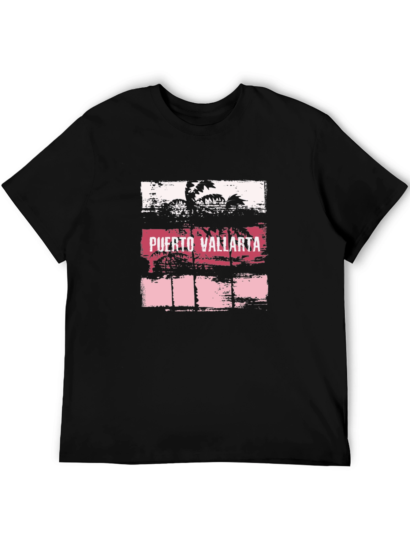 Puerto Vallarta T-Shirt Palm Tree Graphic Tee