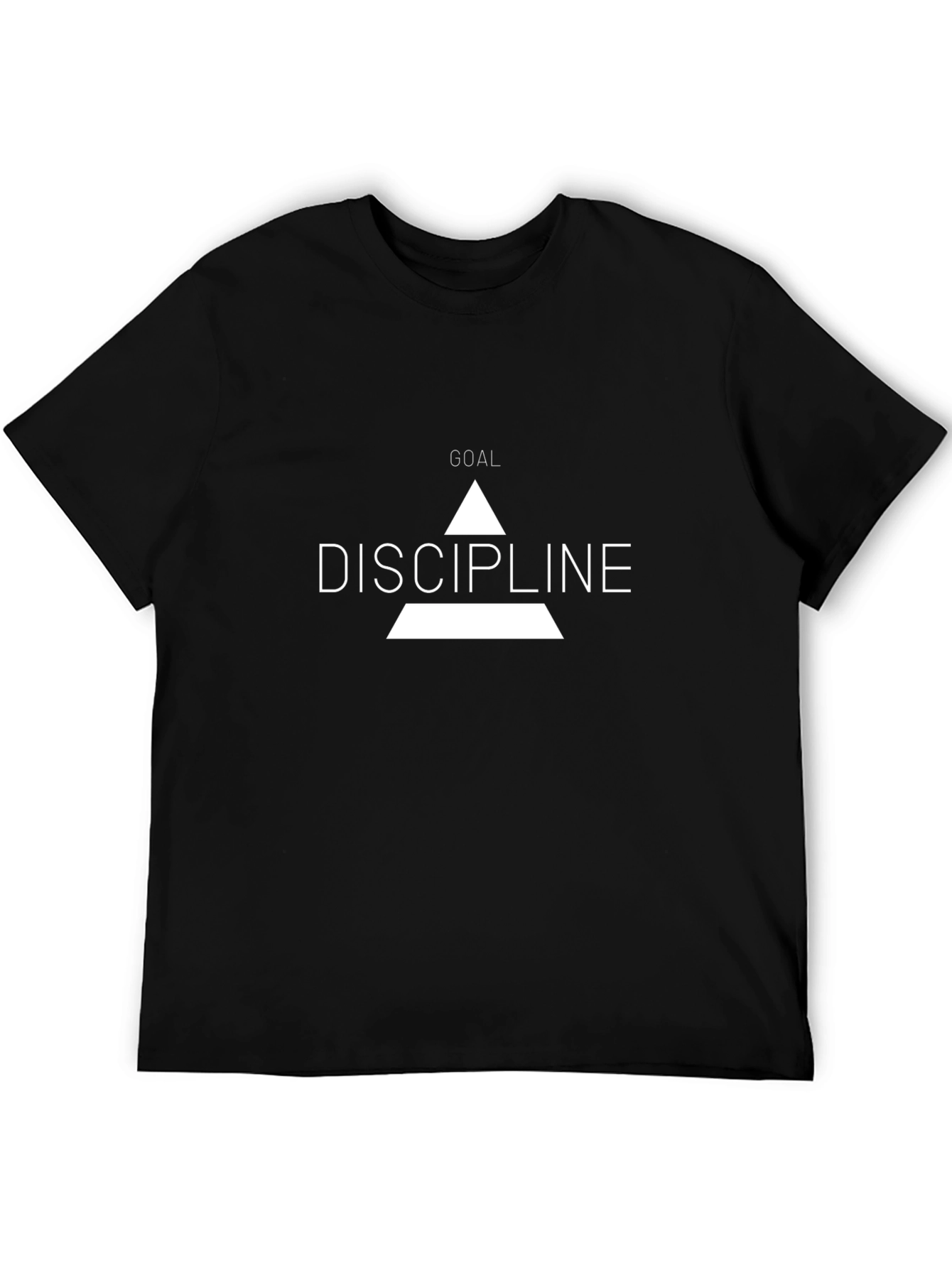 Goal Discipline Graphic Black T-Shirt