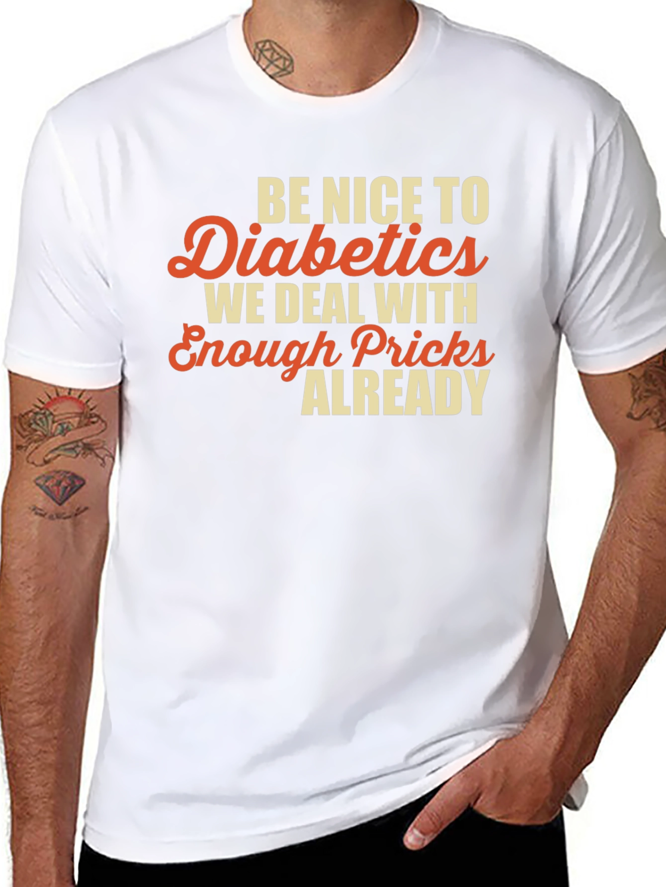 Funny Diabetic Prick T-Shirt