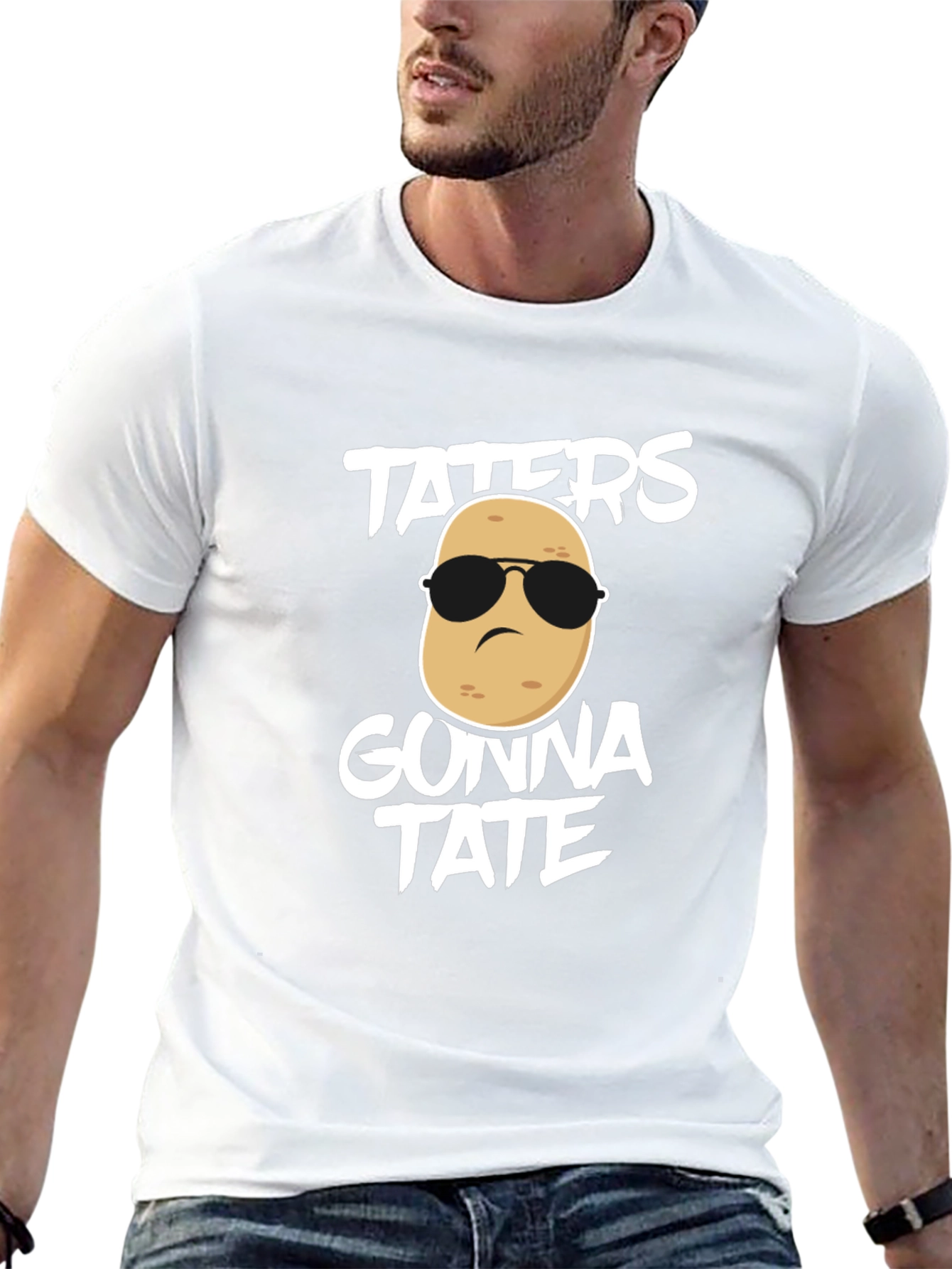 Taters Gonna Tate Graphic T-Shirt Funny Potato Tee