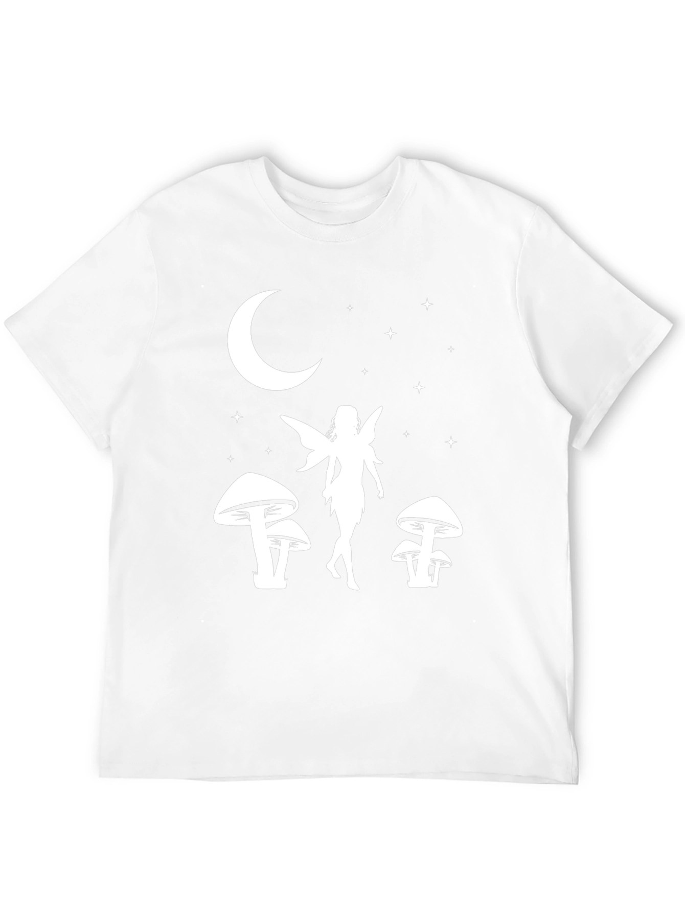 Fairy Moon T-Shirt - Whimsical Black Tee