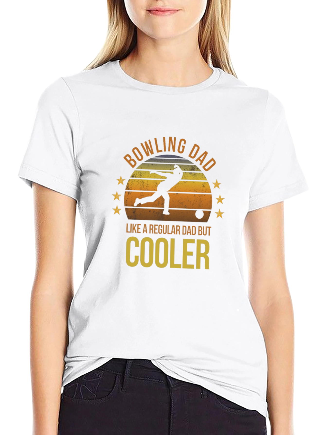 Bowling Dad T-Shirt - Cooler Than Regular!