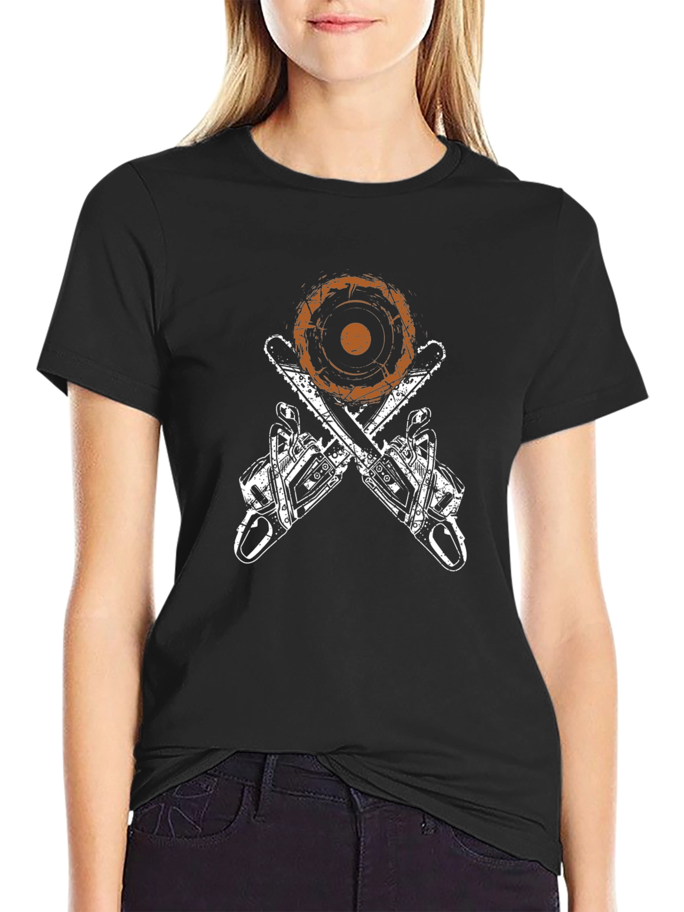 Chainsaw Graphic T-Shirt - Lumberjack Style