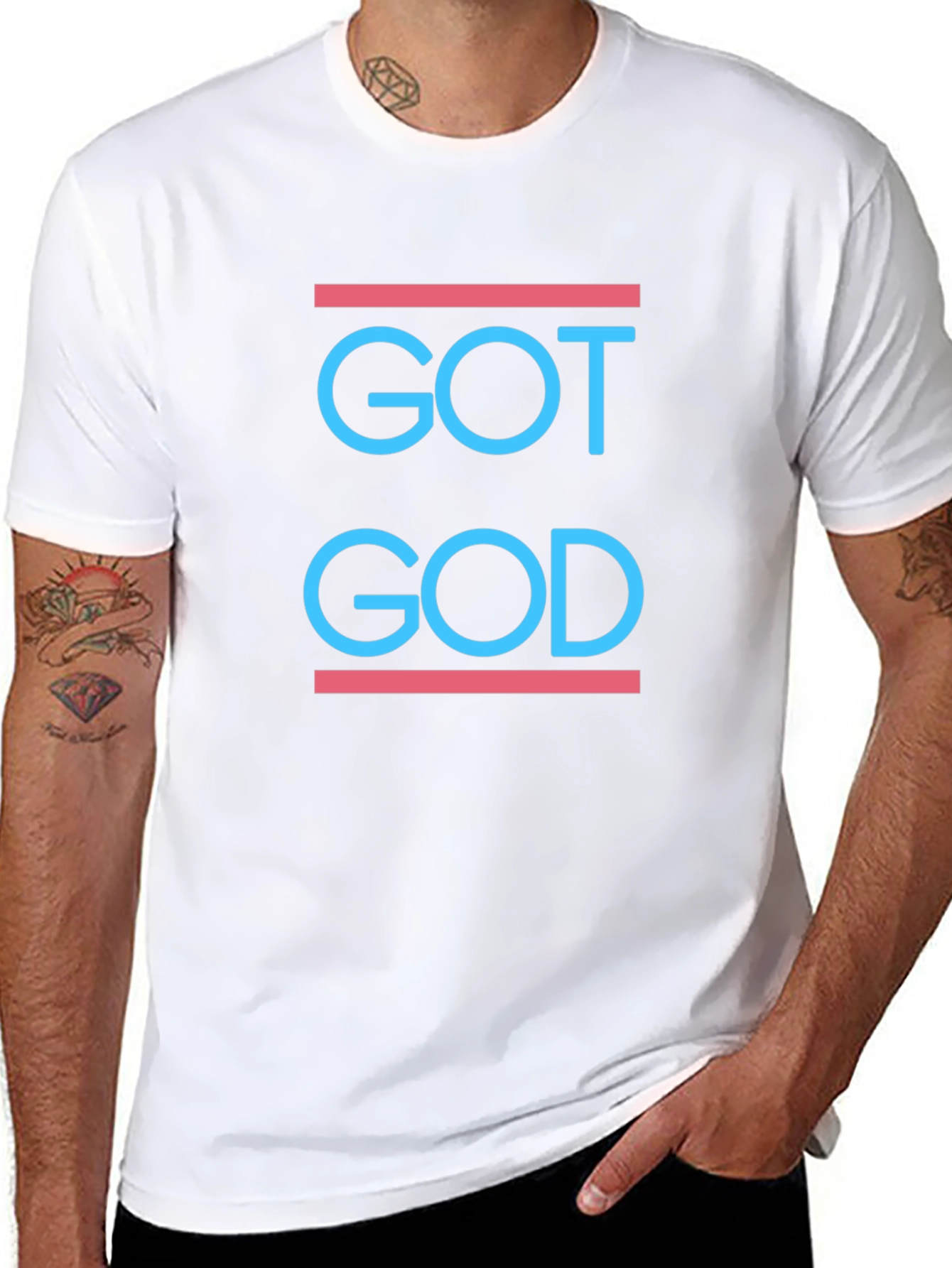 Got God Black Graphic Tee