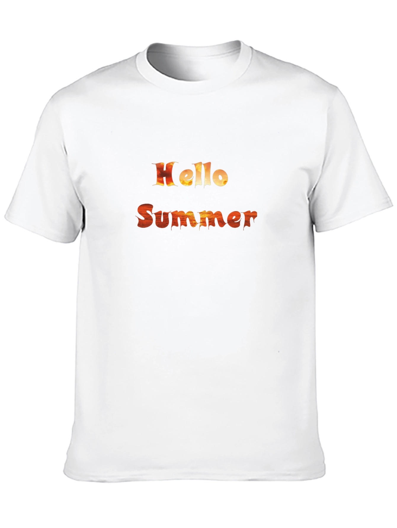 Hello Summer Graphic Tee - Mens Black T-Shirt