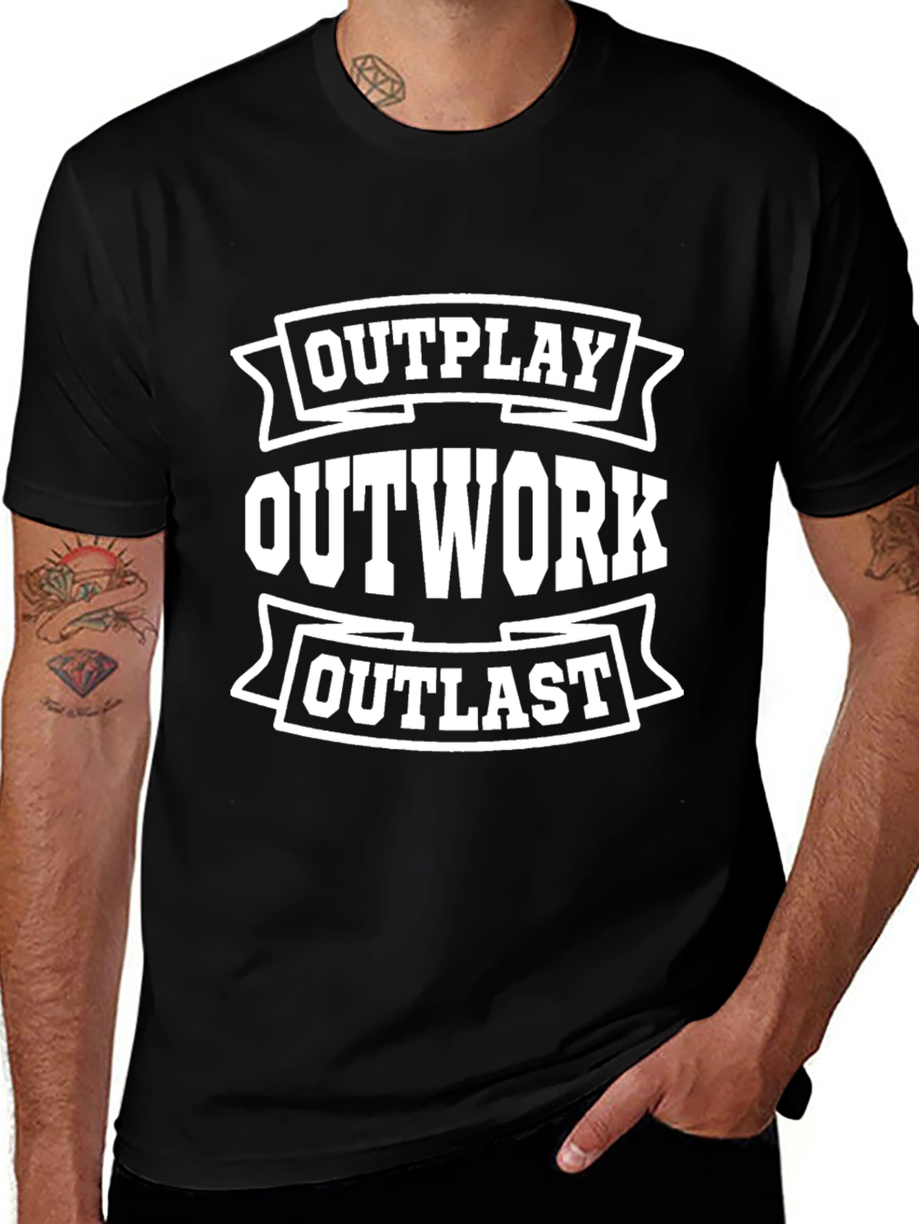 Outplay Outwork Outlast Graphic Tee