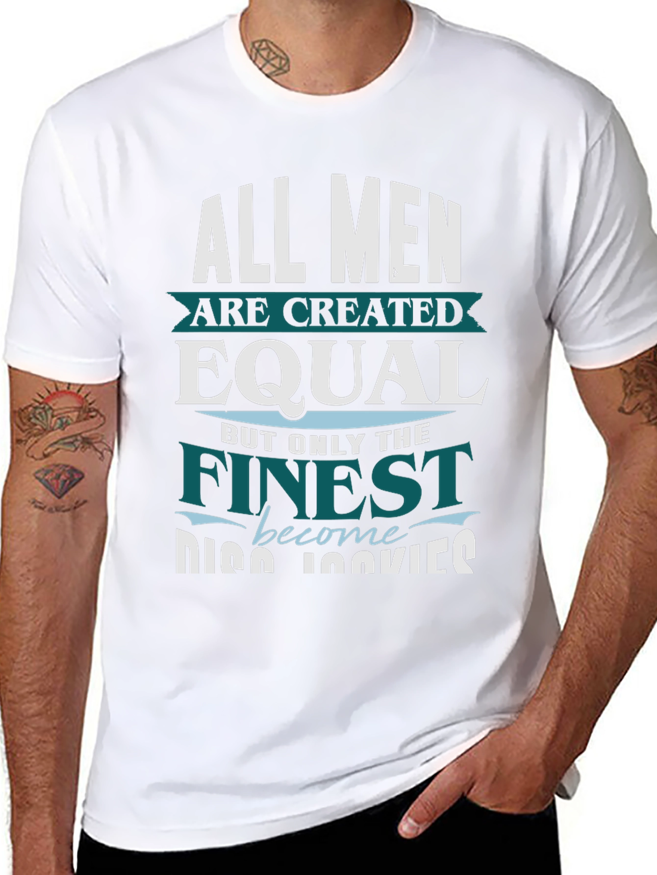 Finest Cooks T-Shirt - All Men are Created Equal