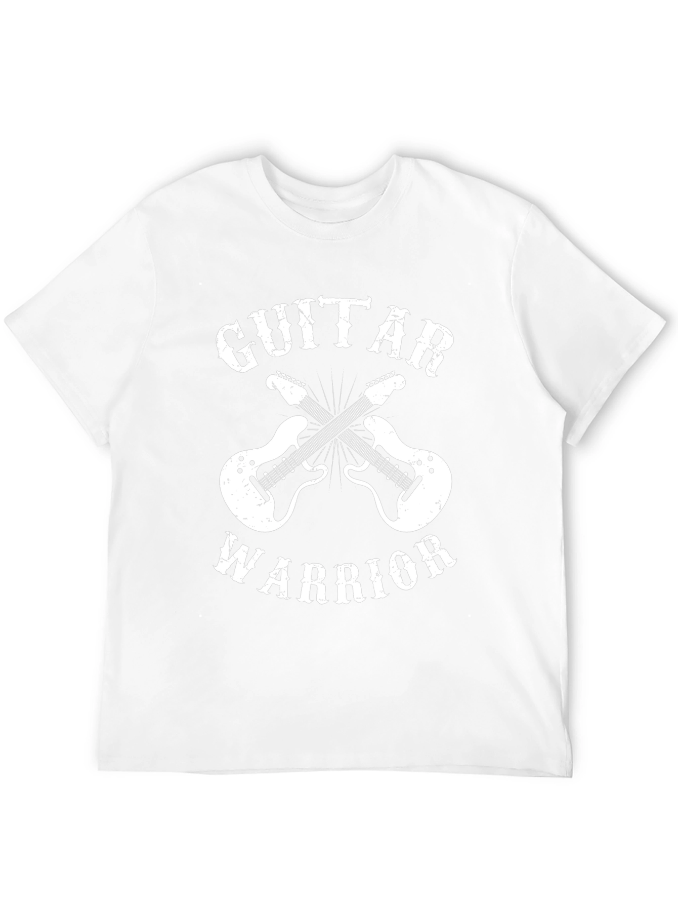 Guitar Warrior Graphic Tee - Rock Music T-Shirt