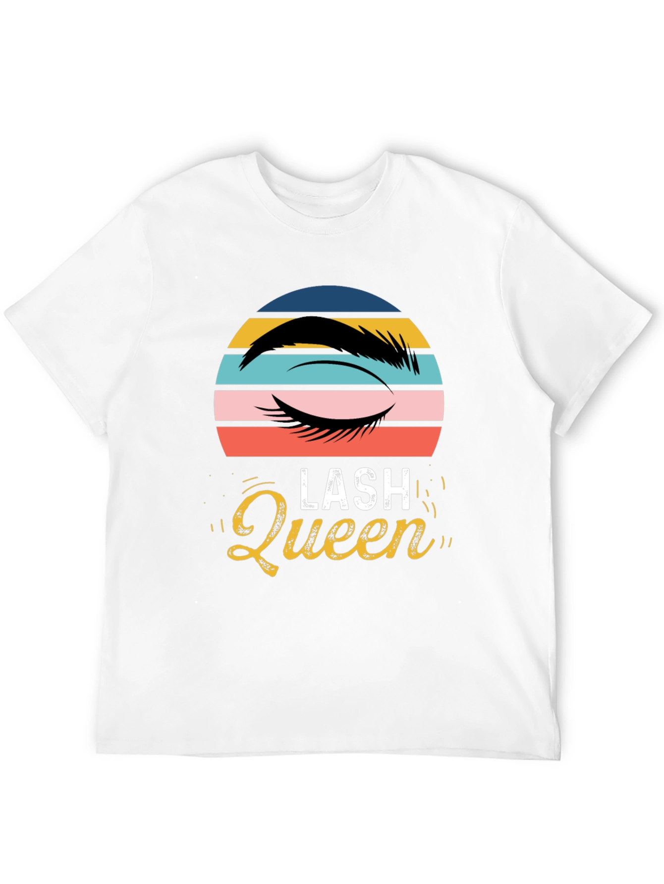 Lash Queen Graphic Tee - Stylish Eyelash Design