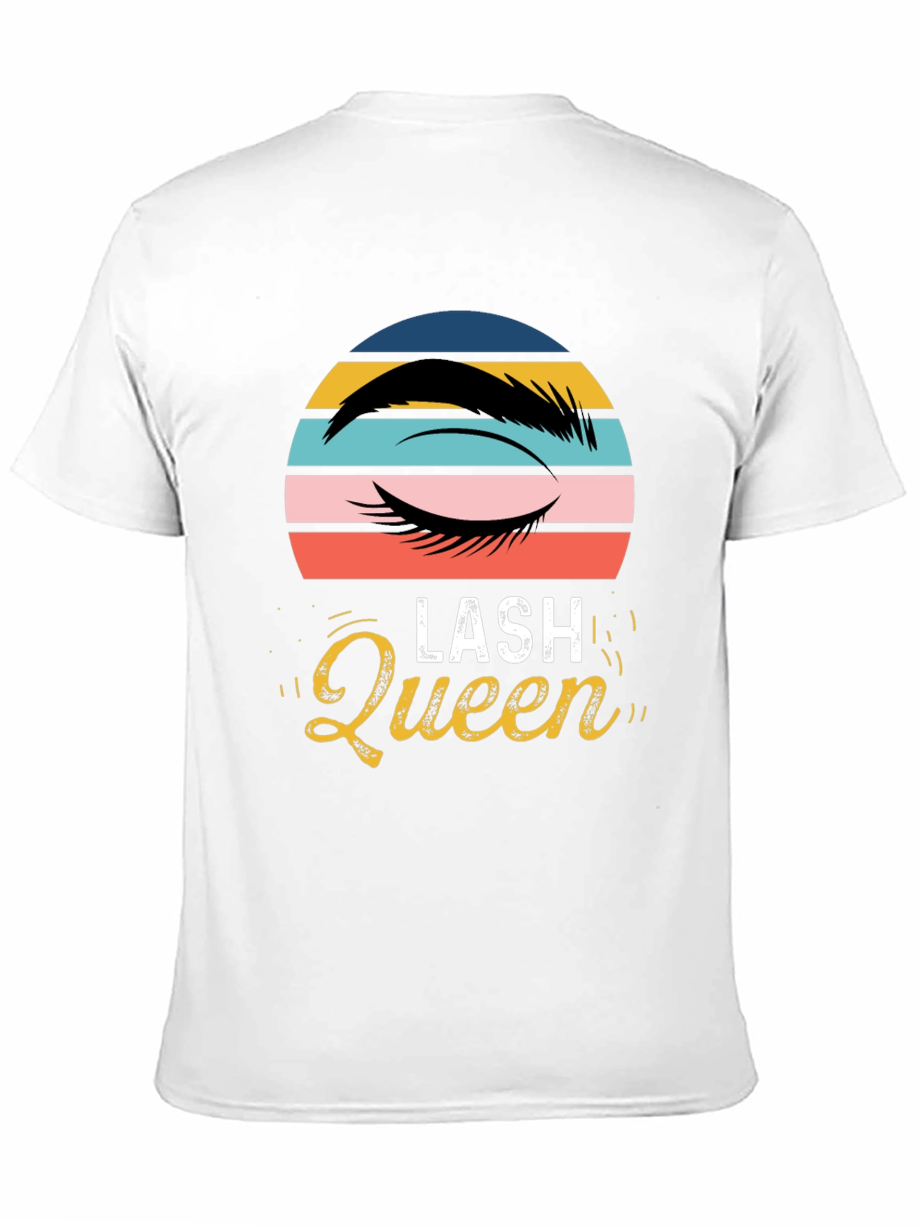 Lash Queen Graphic Tee - Stylish Eyelash Design
