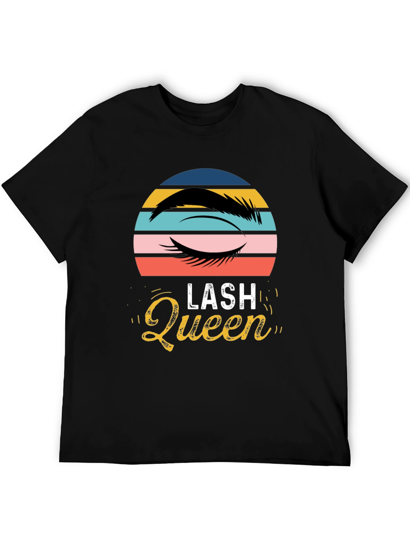 Lash Queen Graphic Tee - Stylish Eyelash Design
