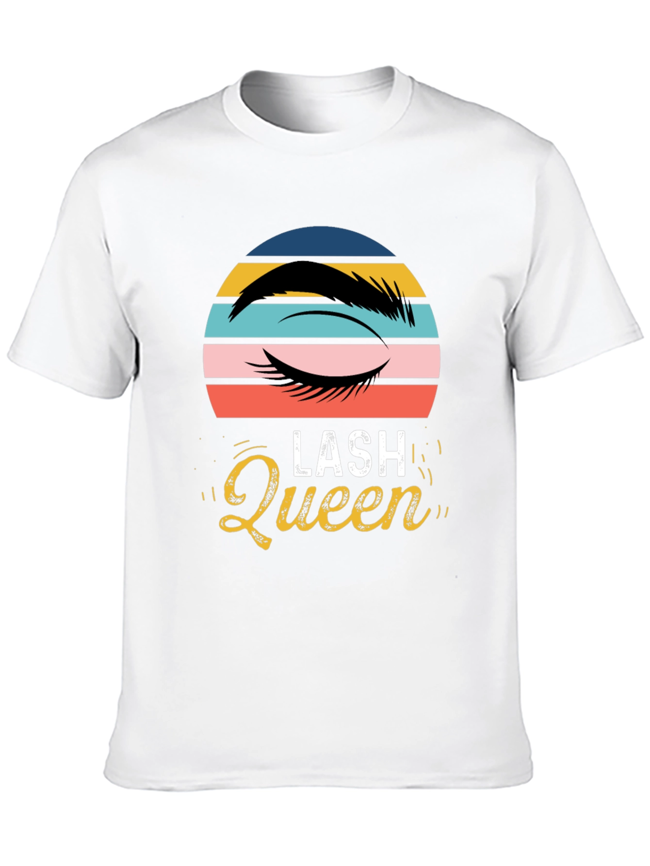Lash Queen Graphic Tee - Stylish Eyelash Design