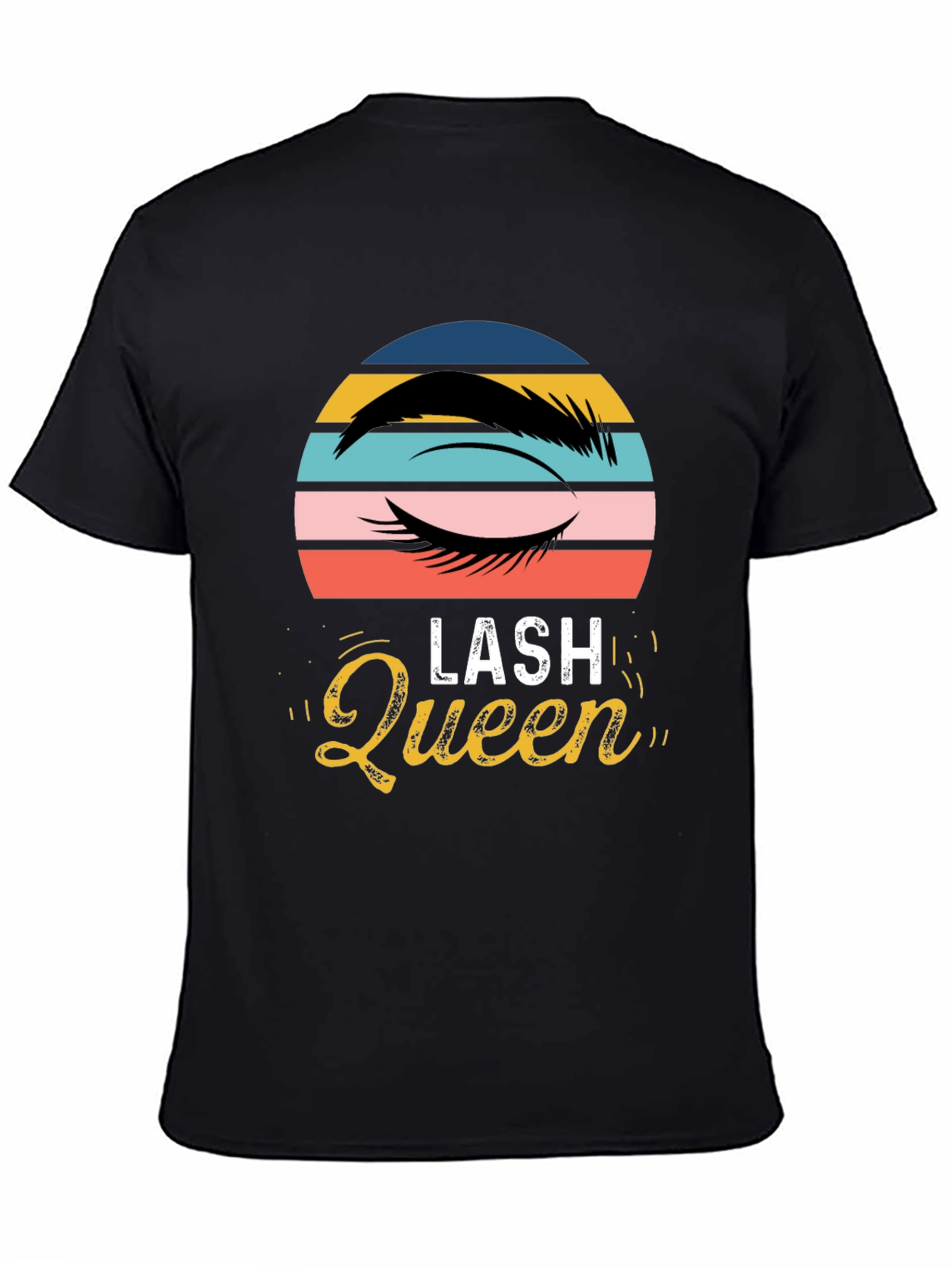 Lash Queen Graphic Tee - Stylish Eyelash Design