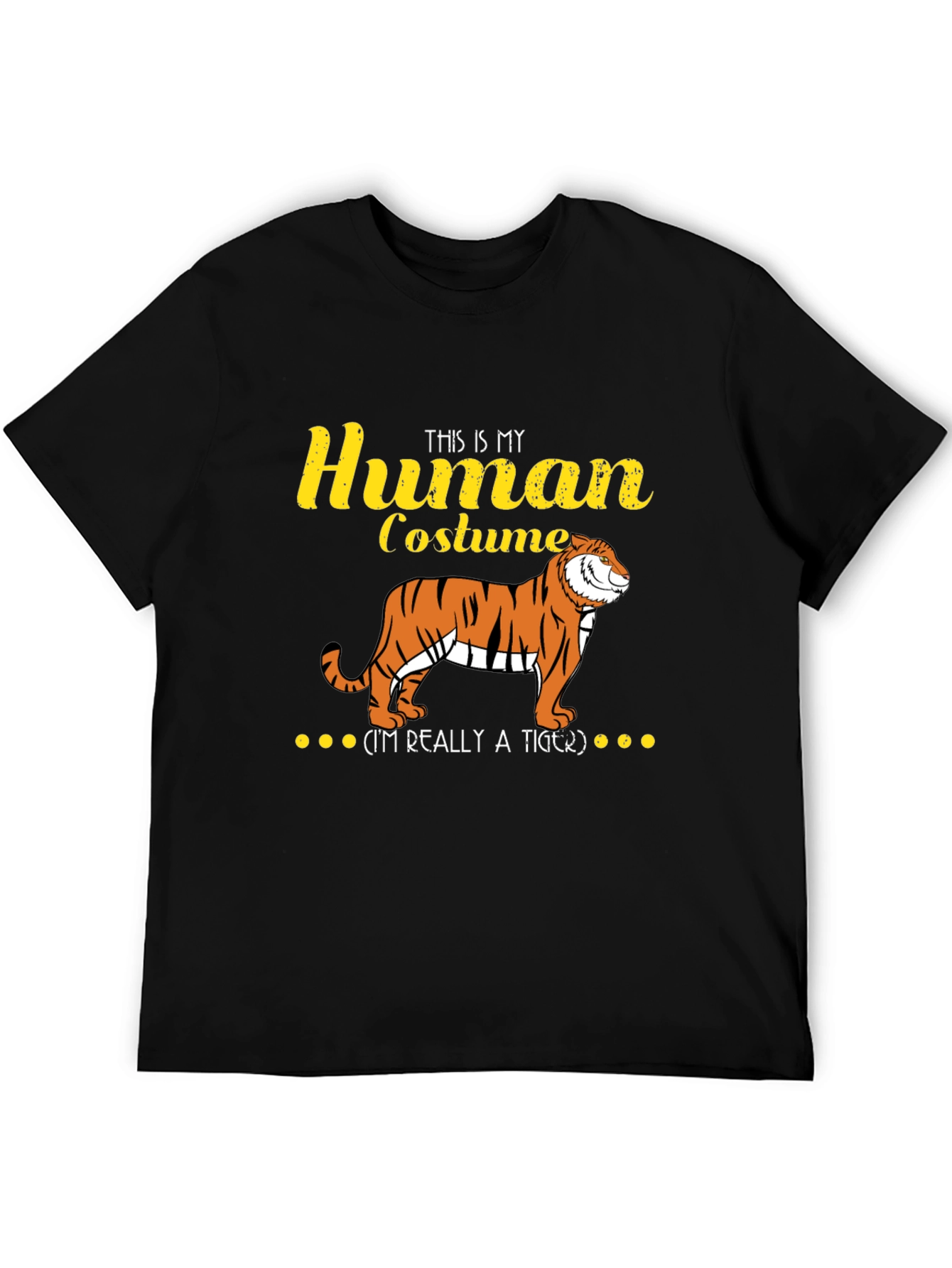 Human Costume Tiger Graphic Tee