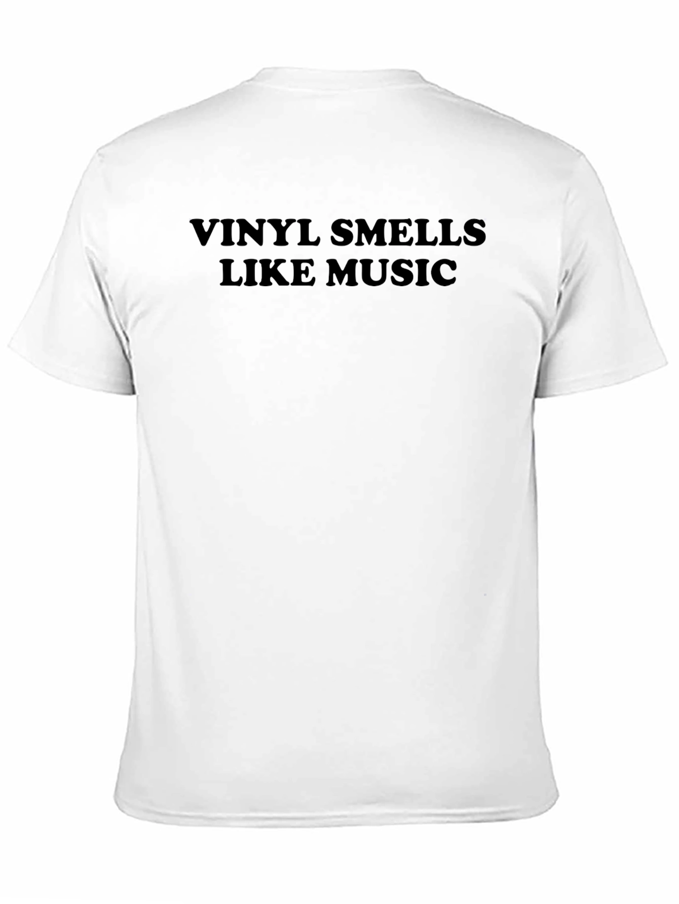 Vinyl Smells Like Music Black T-Shirt